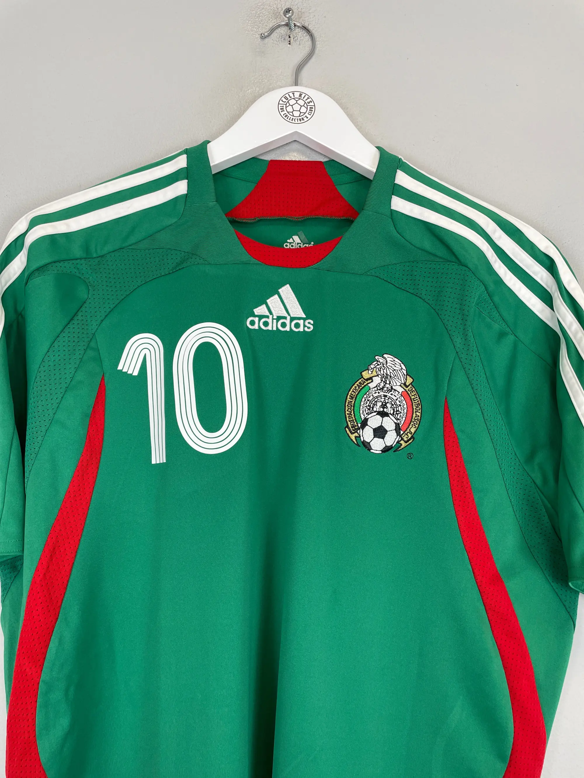 2016/17 MEXICO J.HERNANDEZ #14 *BNWT* L/S HOME SHIRT (M) ADIDAS | Cult Kits