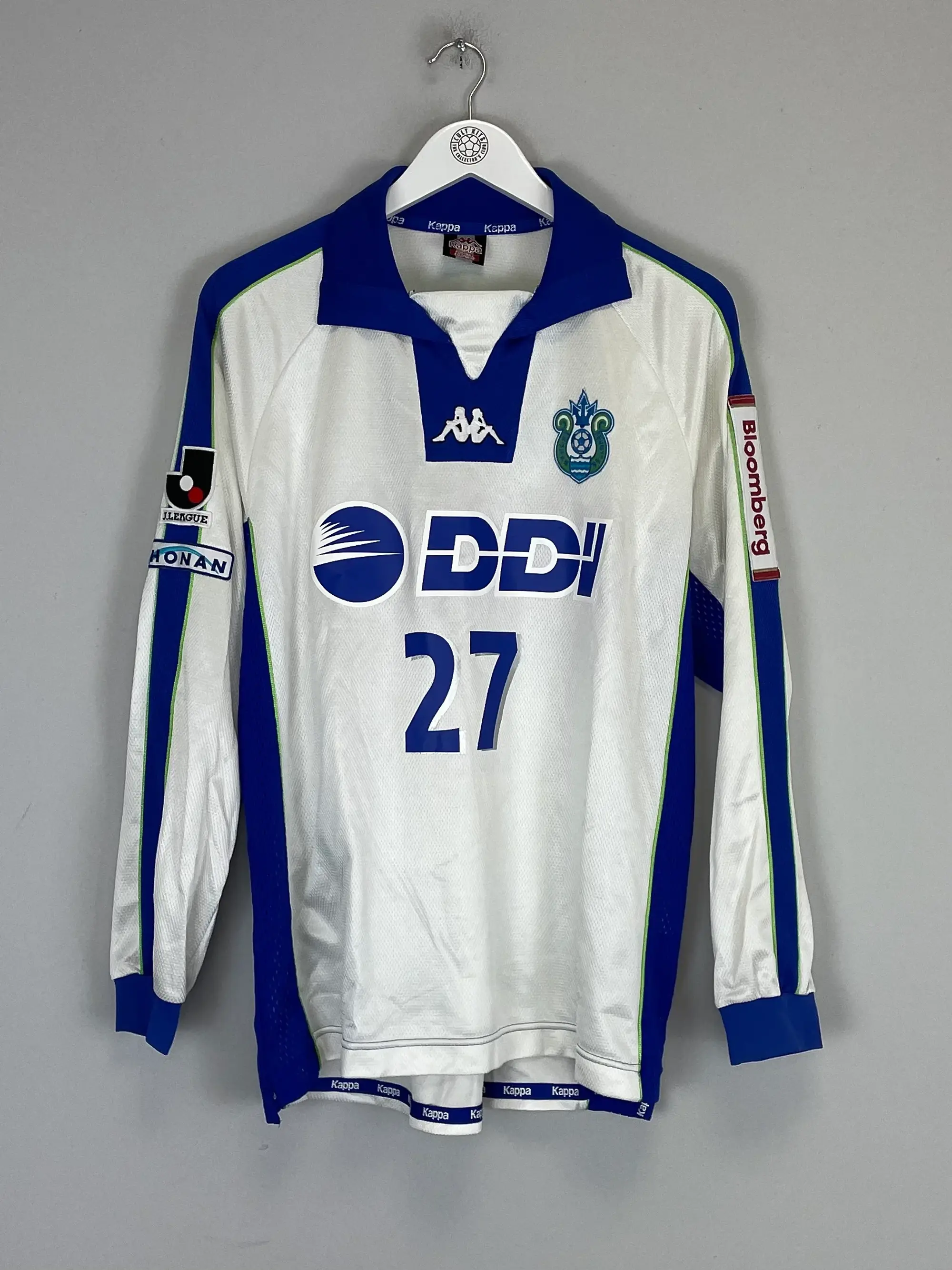 CULT KITS - 1999 SHONAN BELLMARE #27 L/S AWAY SHIRT (L) KAPPA