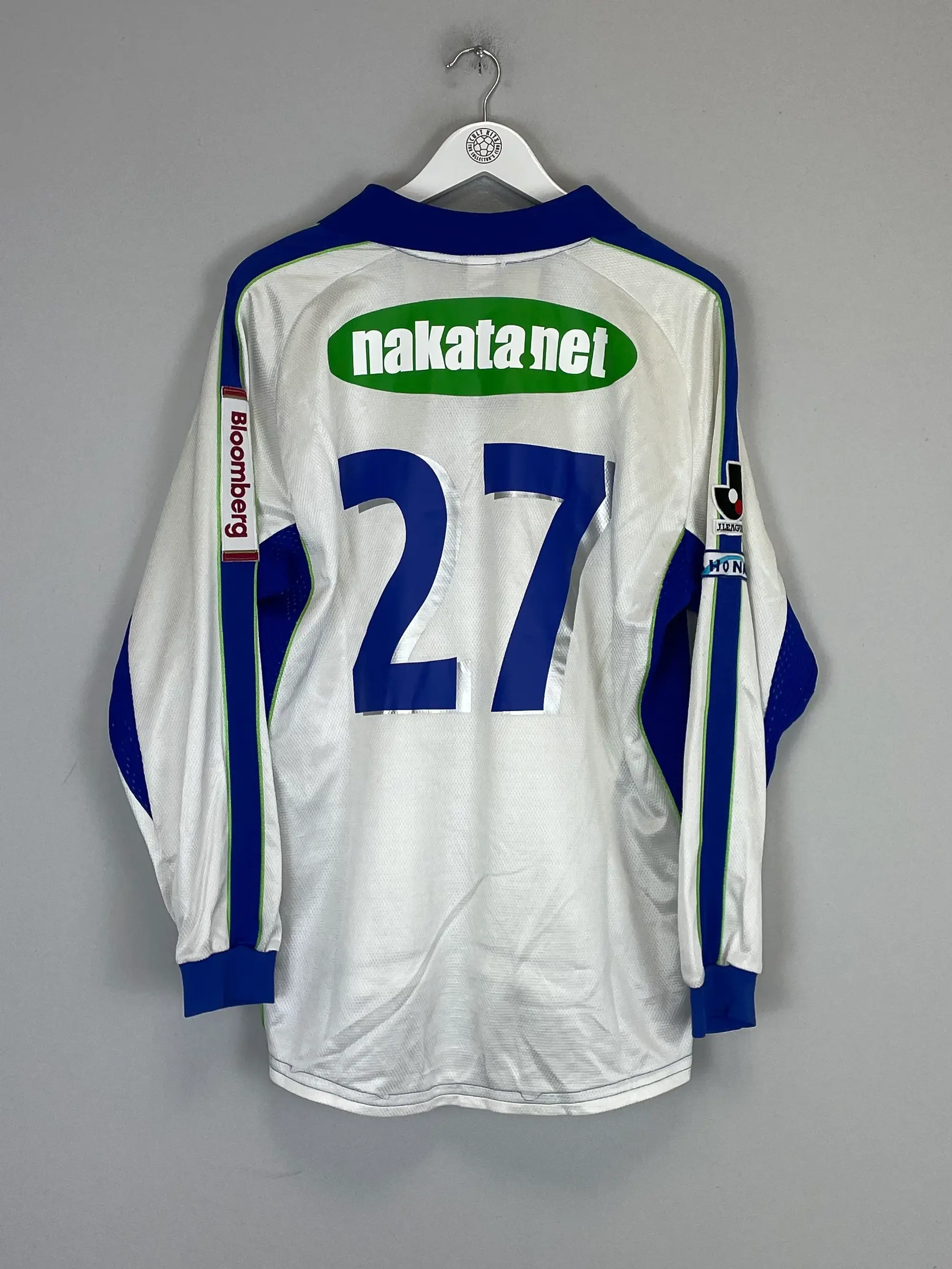 CULT KITS - 1999 SHONAN BELLMARE #27 L/S AWAY SHIRT (L) KAPPA