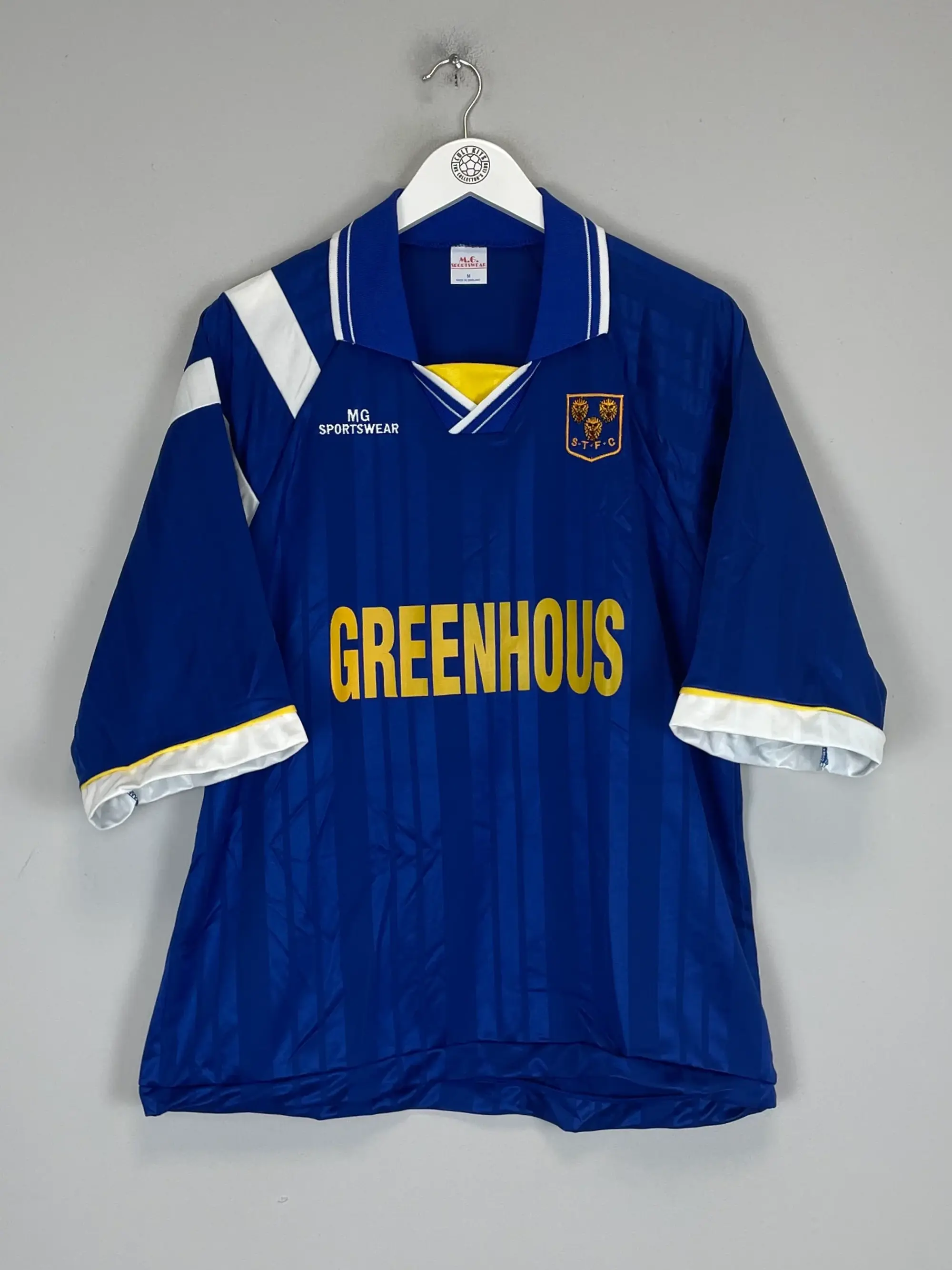 CULT KITS - 1995/97 SHREWSBURY TOWN *MINT* HOME SHIRT (M) MG SPORTSWEAR