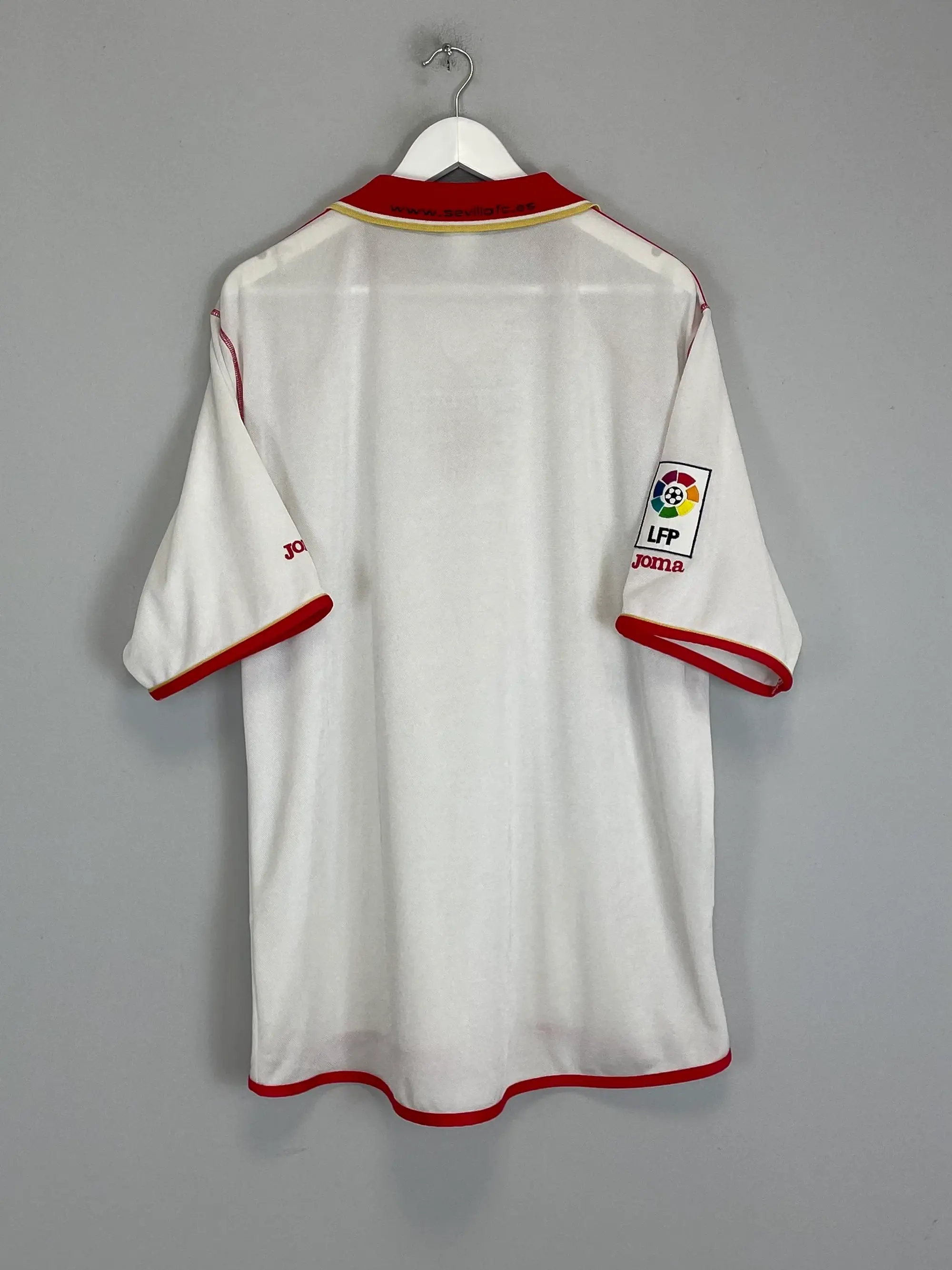 CULT KITS - 2001/02 SEVILLA HOME SHIRT (XL) JOMA
