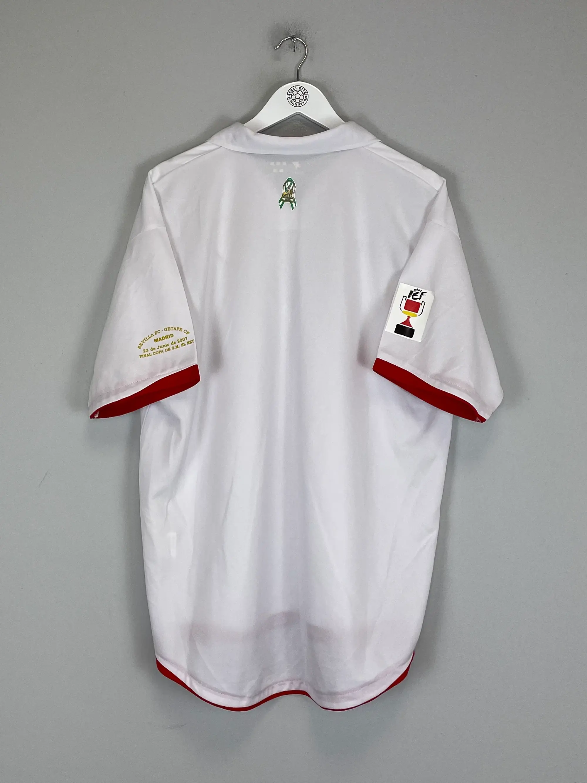 CULT KITS - 2007/08 SEVILLA CUP *CUP FINAL* HOME SHIRT (L) JOMA