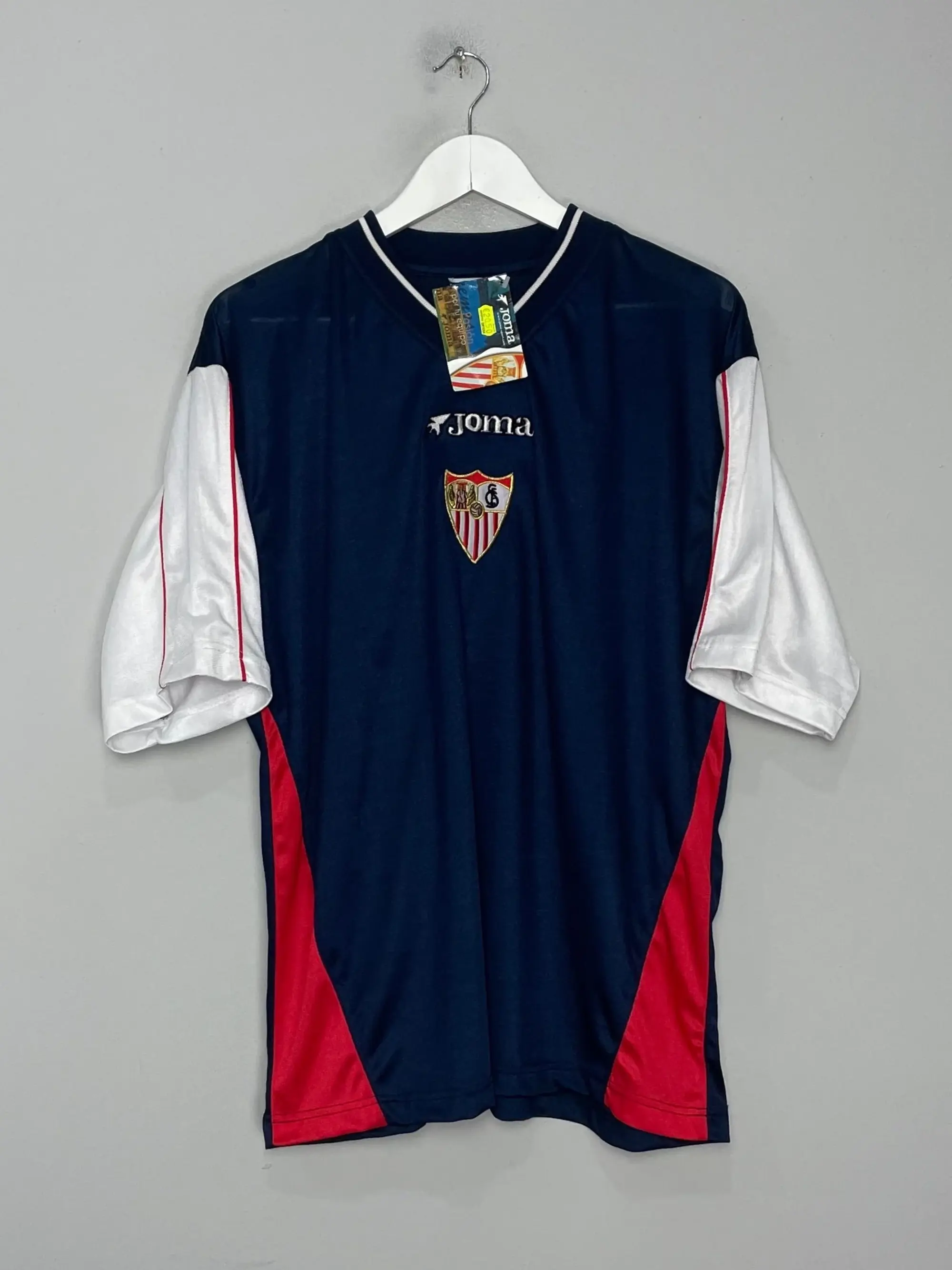 CULT KITS - 2002/03 SEVILLA *BNWT* THIRD SHIRT (L) JOMA