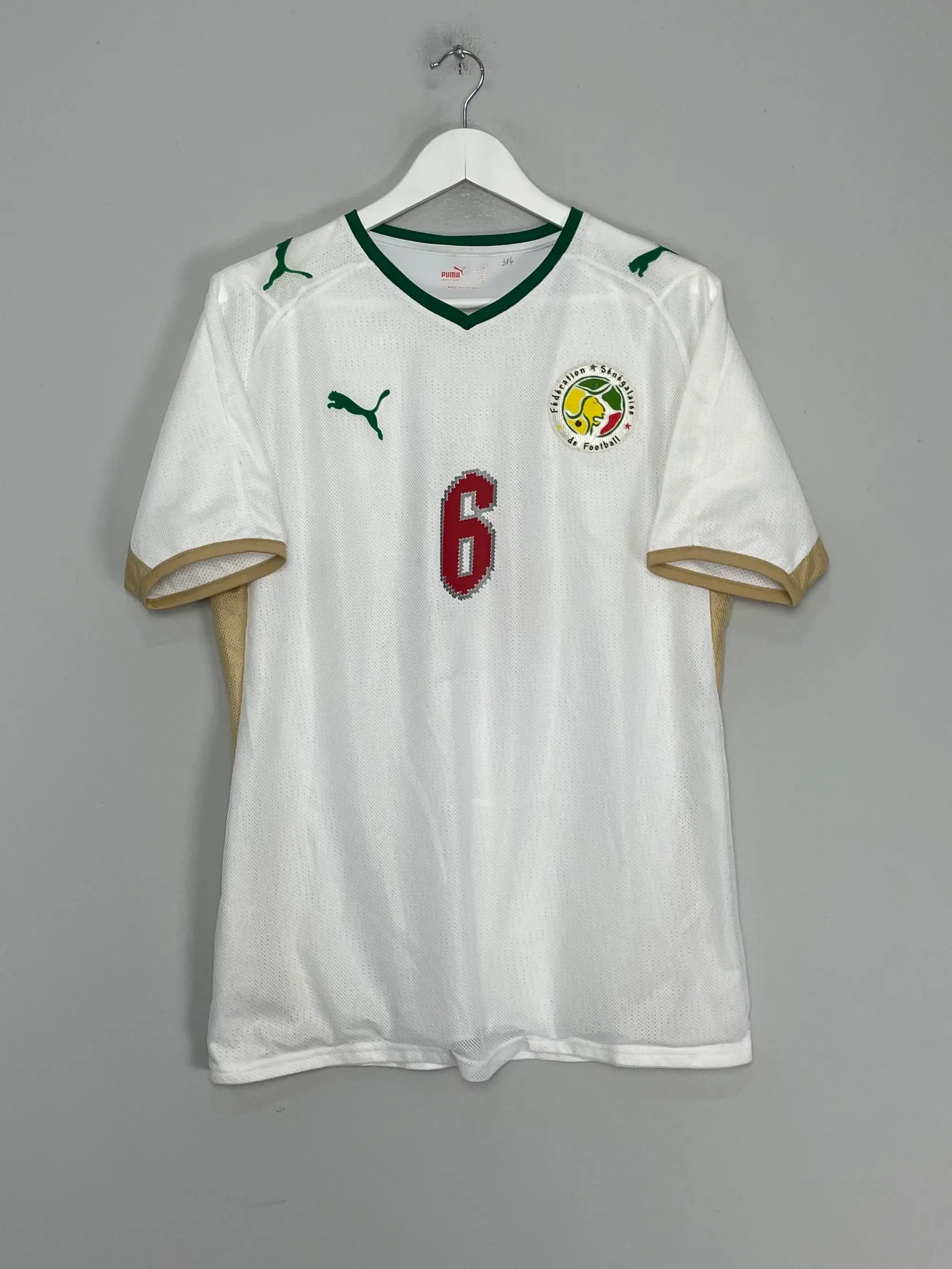 CULT KITS - 2008/10 SENEGAL FAYE #6 HOME SHIRT (M) PUMA