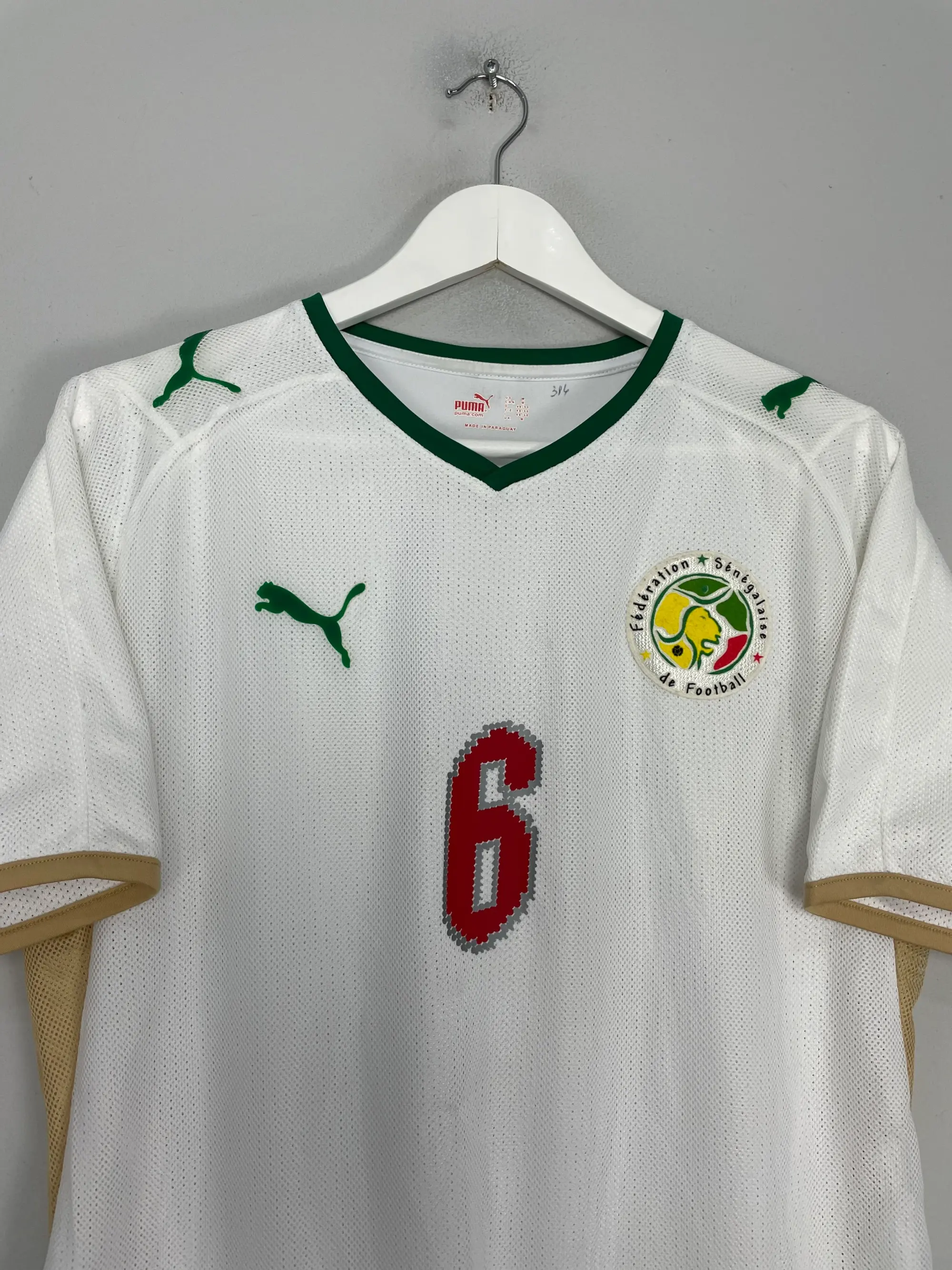 CULT KITS - 2008/10 SENEGAL FAYE #6 HOME SHIRT (M) PUMA