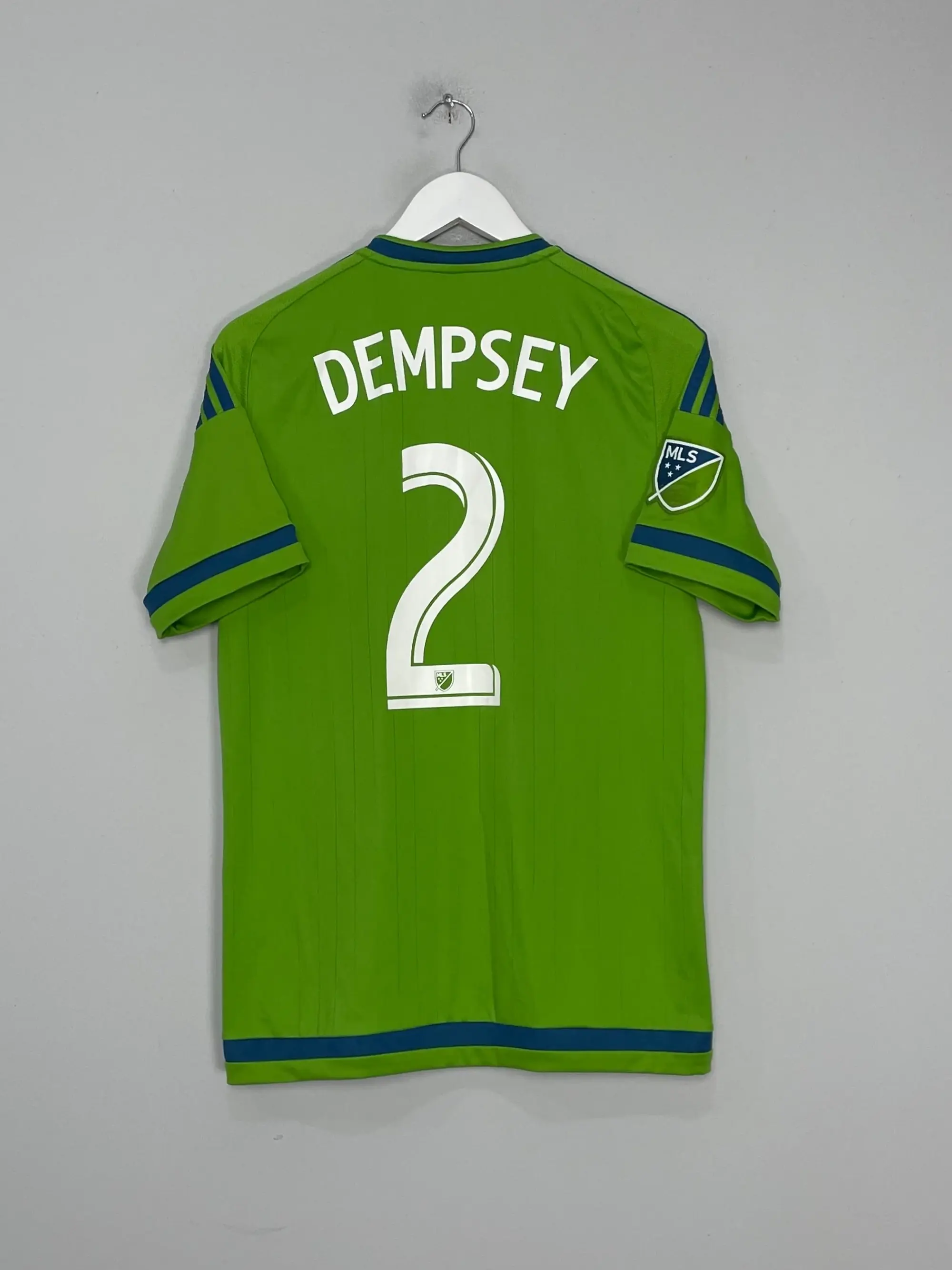 CULT KITS - 2015/16 SEATTLE SOUNDERS DEMPSEY #2 HOME SHIRT (M) ADIDAS