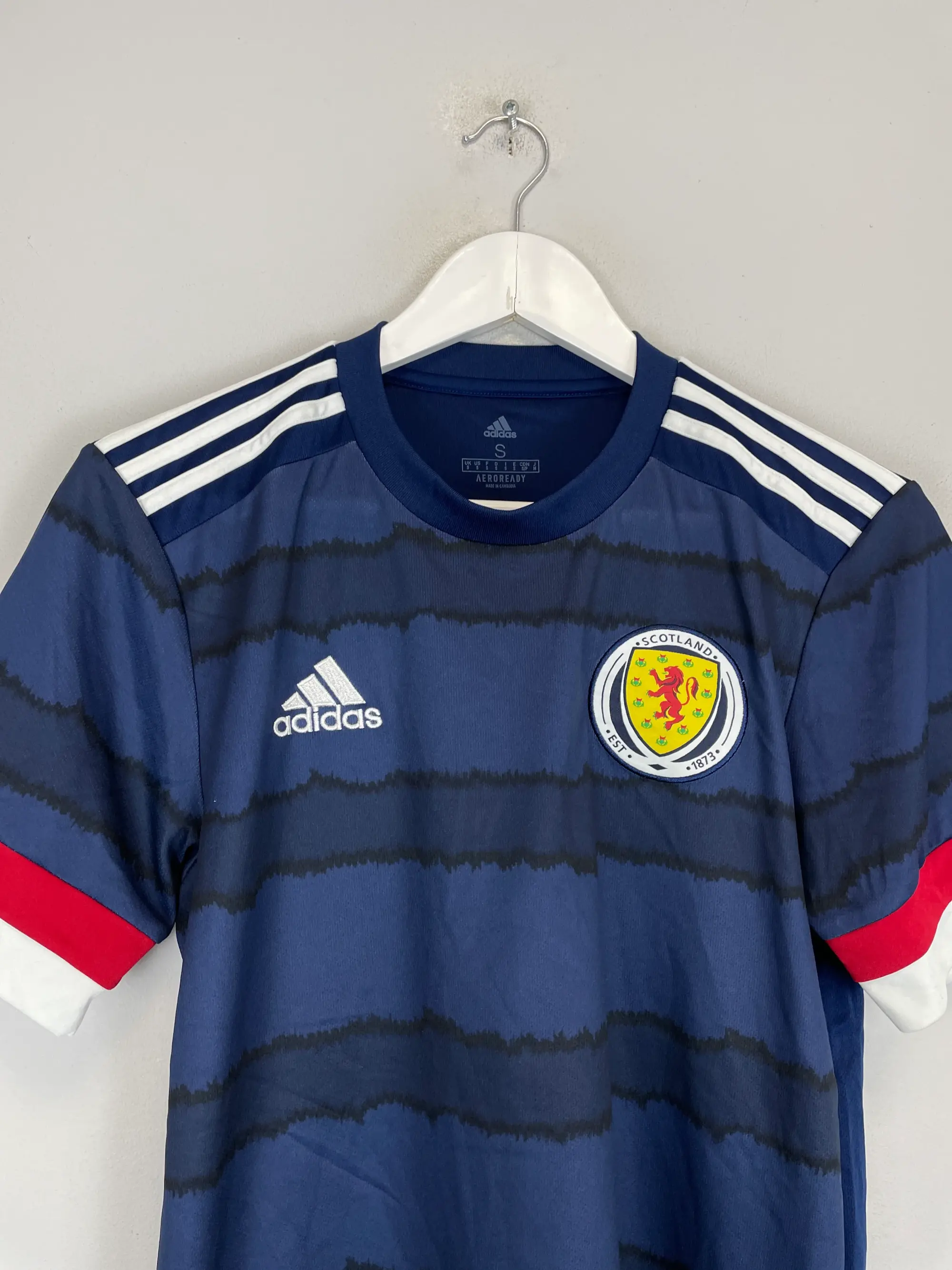 CULT KITS - 2020/22 SCOTLAND HOME SHIRT (S) ADIDAS
