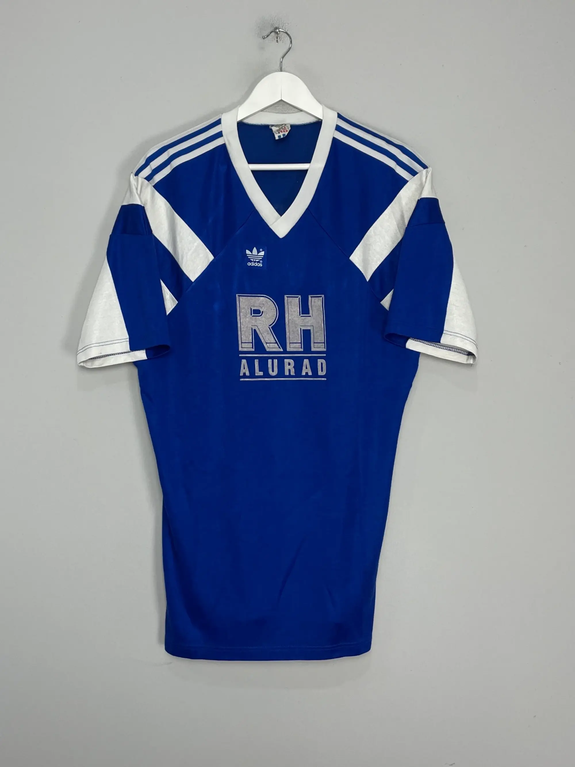 CULT KITS - 1989/90 SCHALKE #7 HOME SHIRT (L) ADIDAS
