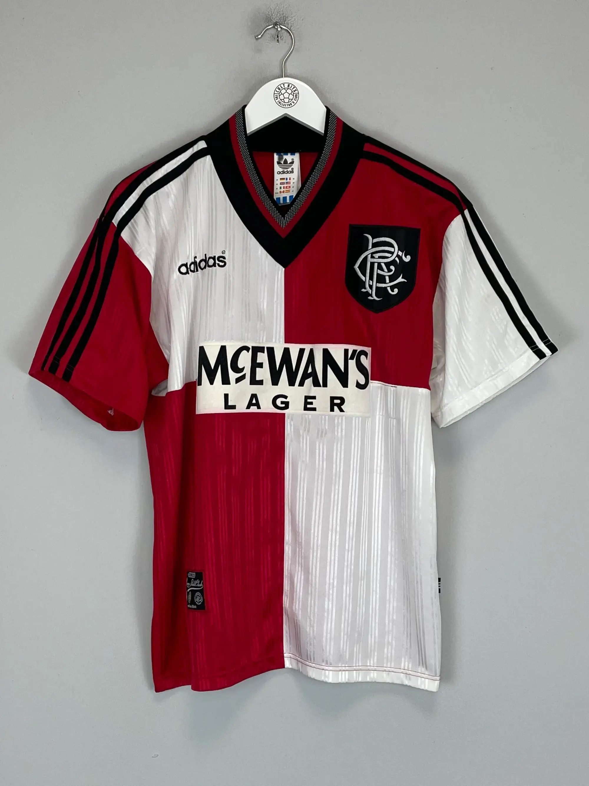 1995/96 RANGERS AWAY SHIRT (M) ADIDAS | Cult Kits