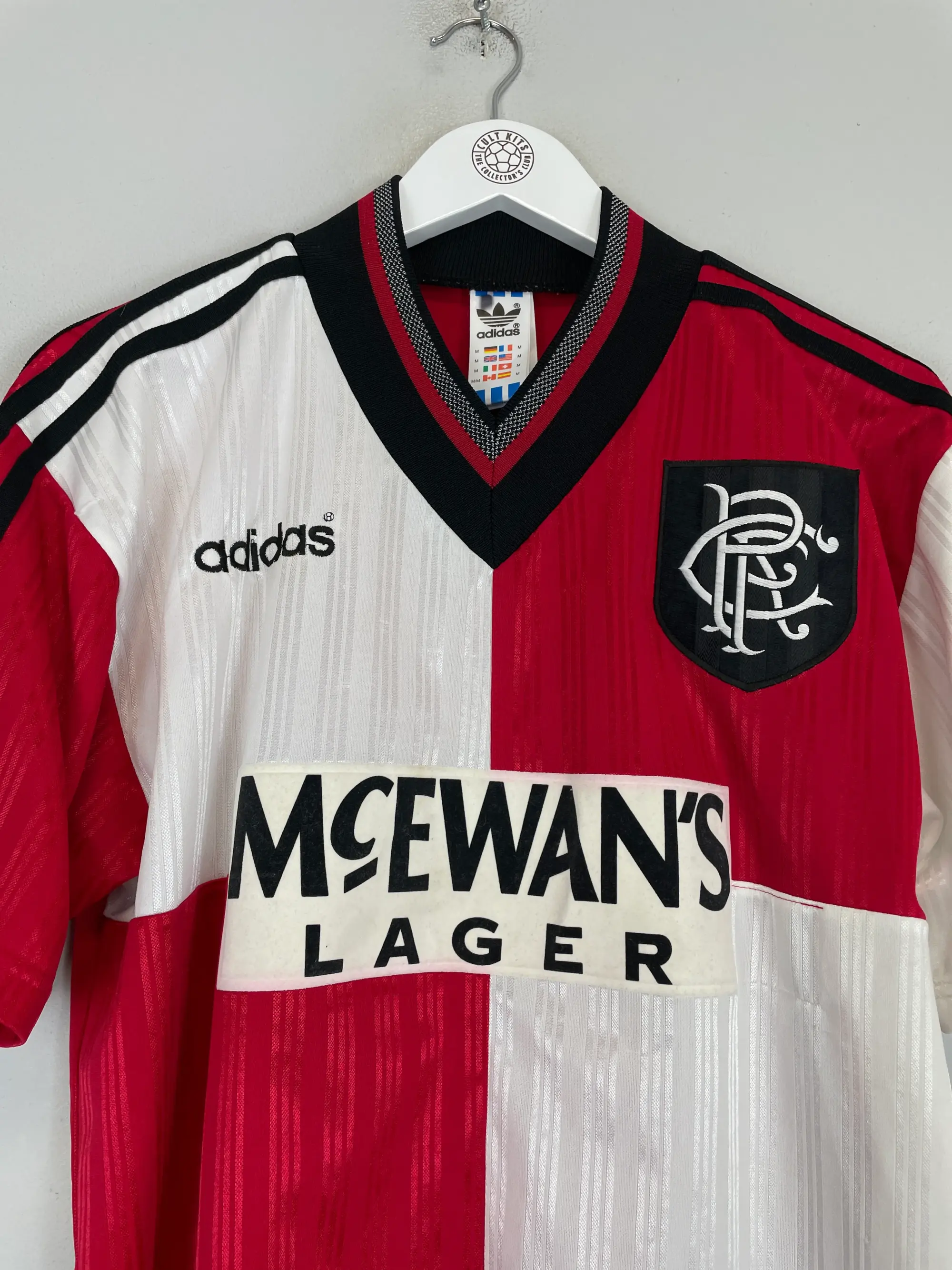 1995/96 RANGERS AWAY SHIRT (M) ADIDAS | Cult Kits