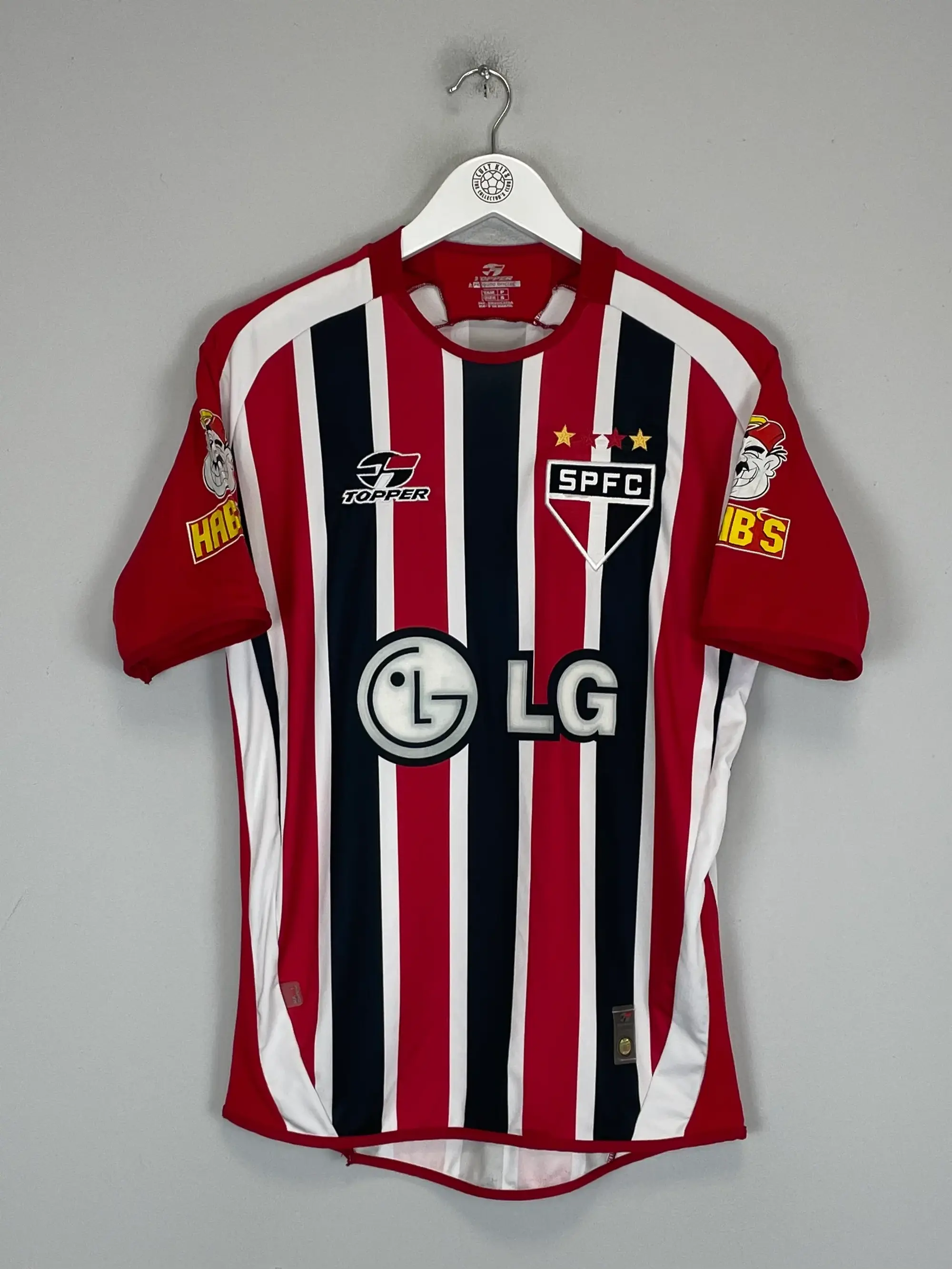 CULT KITS - 2005/06 SAO PAULO AWAY SHIRT (S) TOPPER