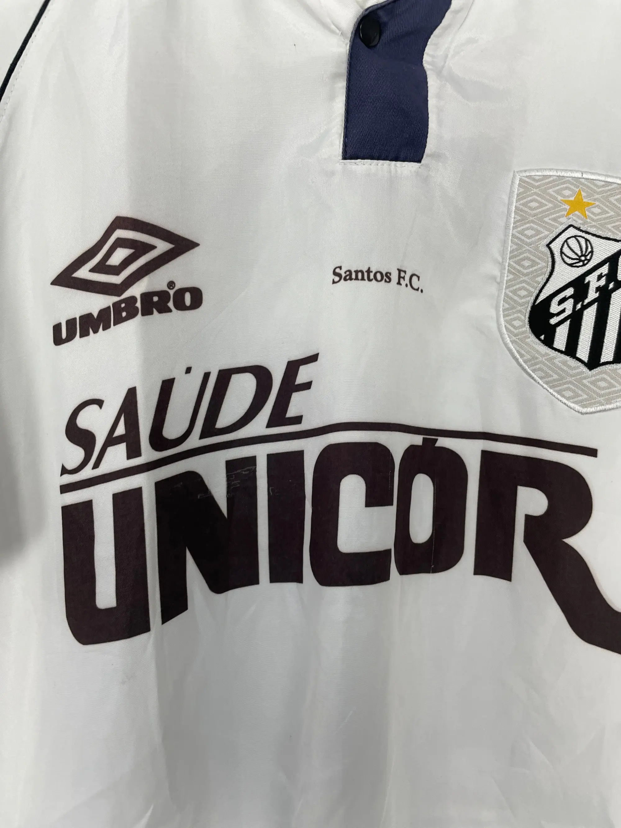 CULT KITS - 1998/99 SANTOS #10 HOME SHIRT (M) UMBRO