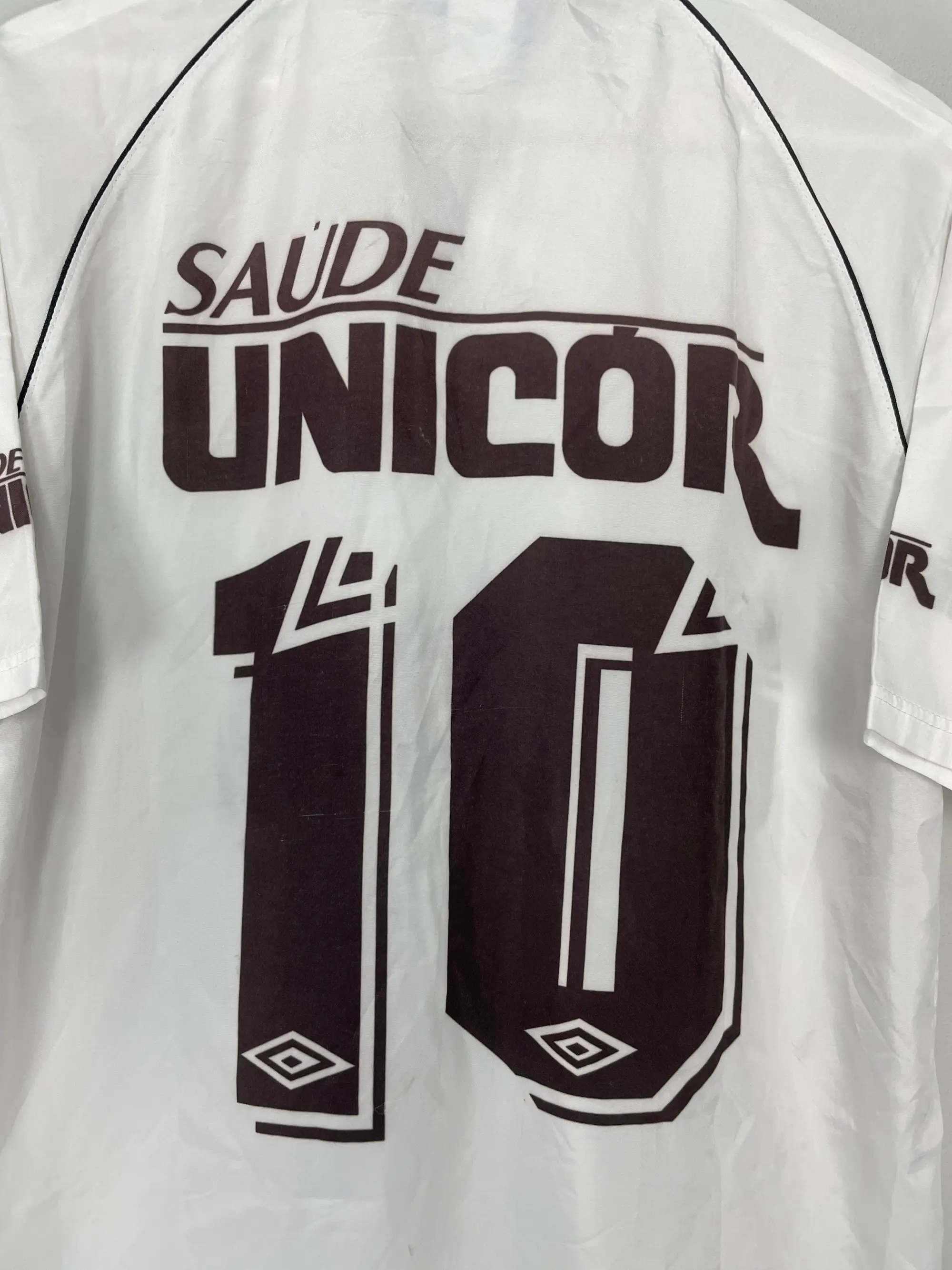 CULT KITS - 1998/99 SANTOS #10 HOME SHIRT (M) UMBRO