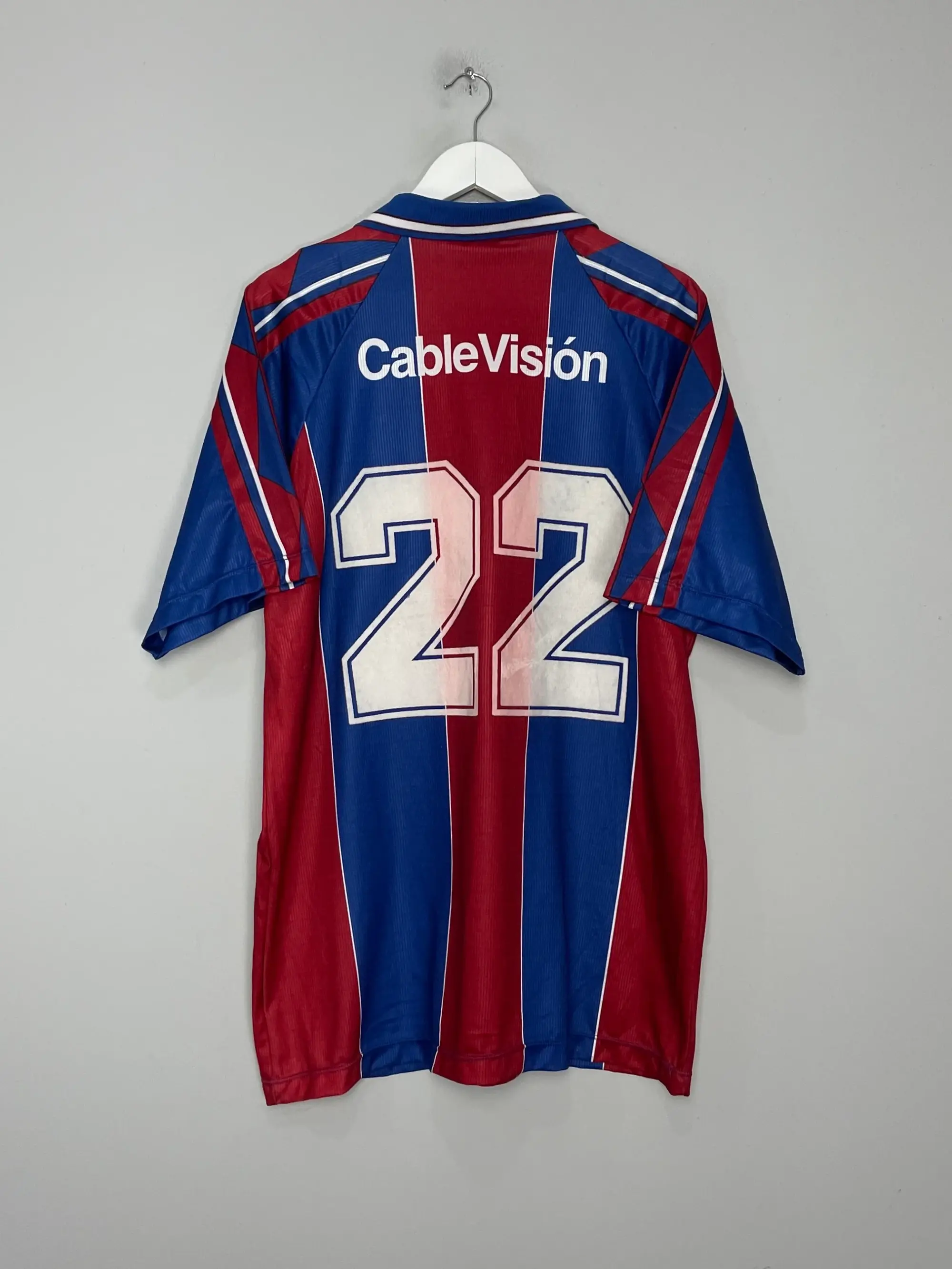 CULT KITS - 1999/00 SAN LORENZO #22 HOME SHIRT (XL) MEBAL