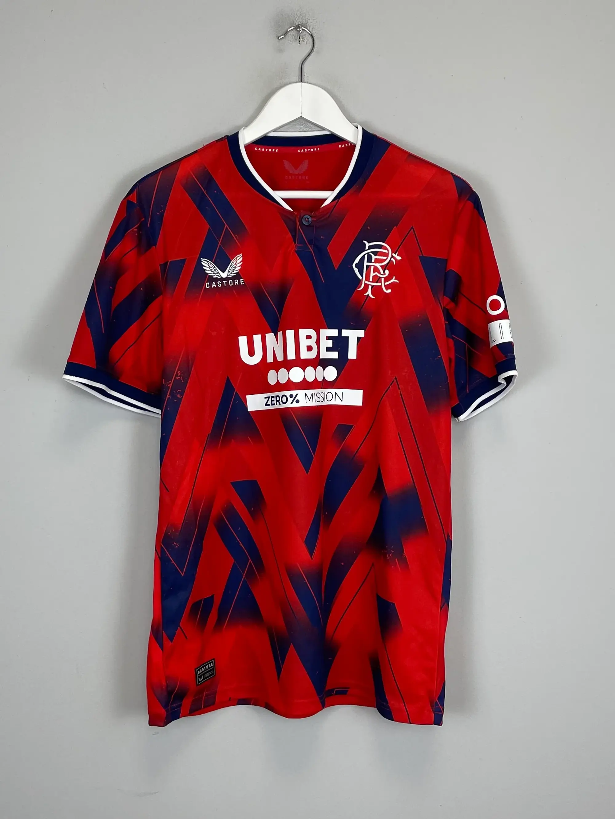 Cult Kits - 2023/24 RANGERS *BNWOT* FOURTH SHIRT (MULTIPLE SIZES) CASTORE, Small / Rangers / 2023