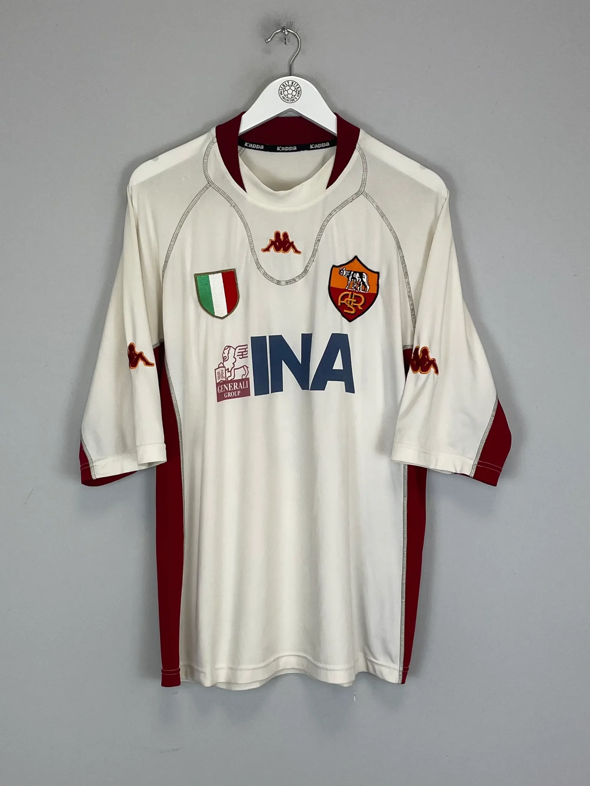 CULT KITS - 2001/02 ROMA BATISTUTA #20 AWAY SHIRT (XXL) KAPPA