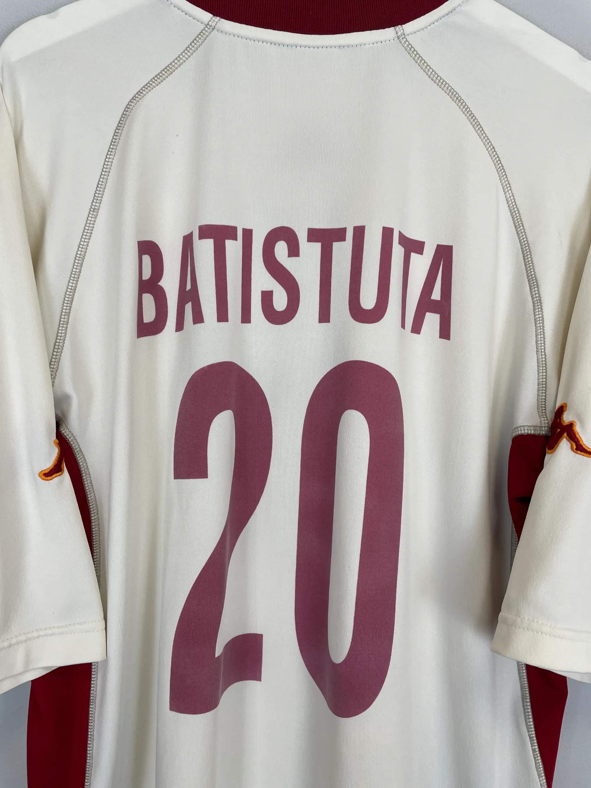 CULT KITS - 2001/02 ROMA BATISTUTA #20 AWAY SHIRT (XXL) KAPPA