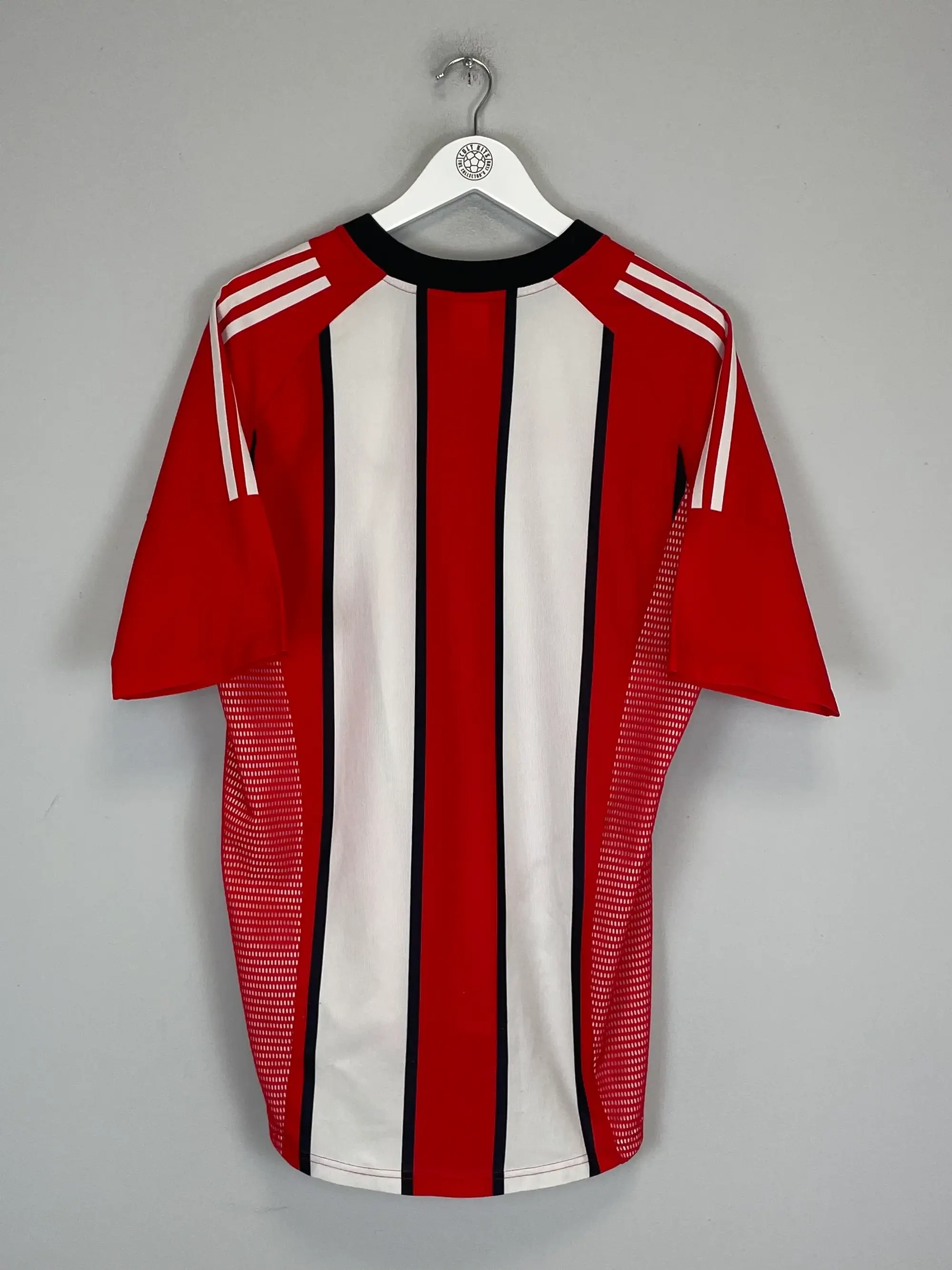 CULT KITS - 2002/04 RIVER PLATE HOME SHIRT (M) ADIDAS