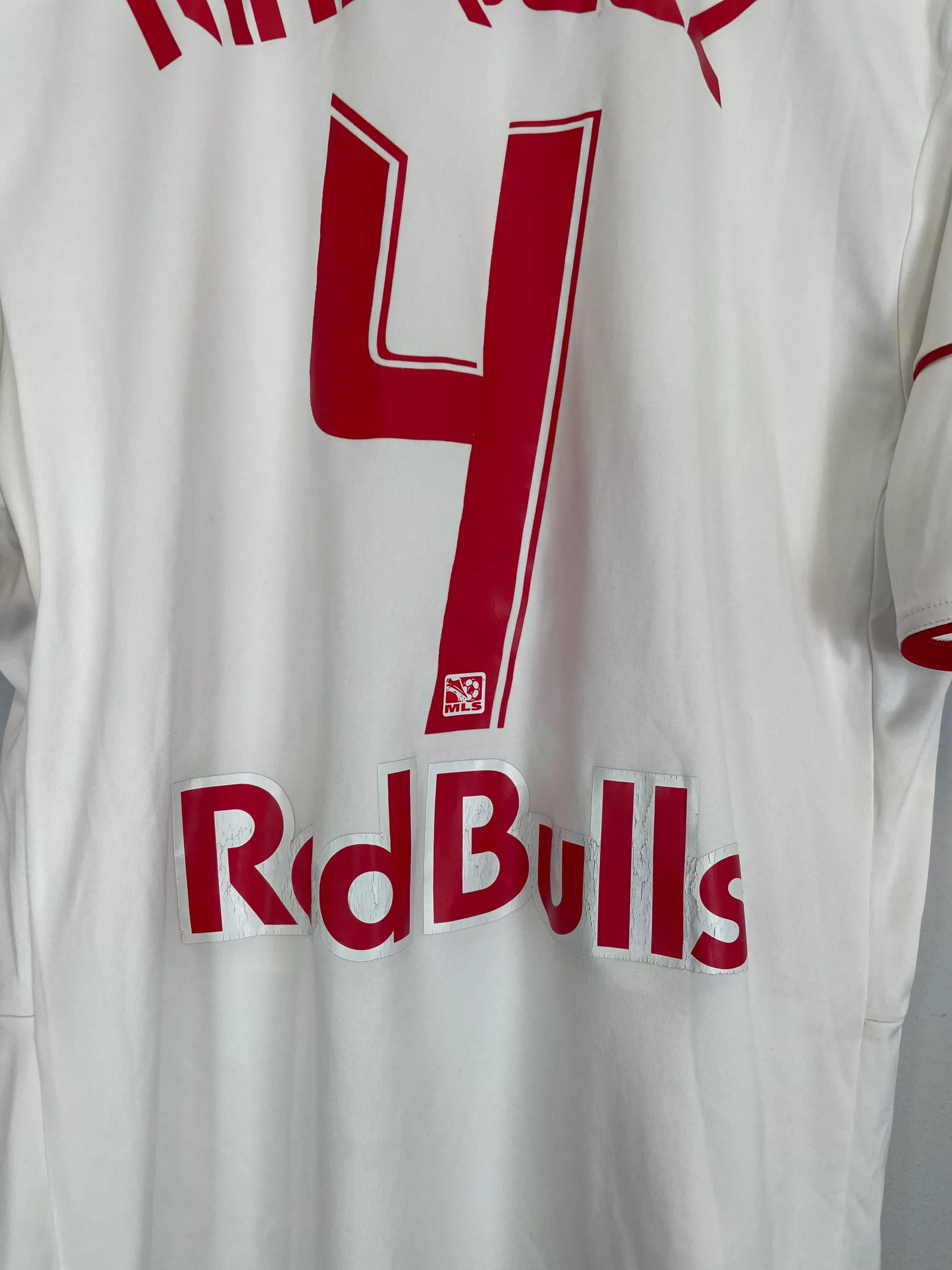 CULT KITS - 2010/11 NEW YORK RED BULLS R.MARQUEZ #4 HOME SHIRT (M) ADIDAS