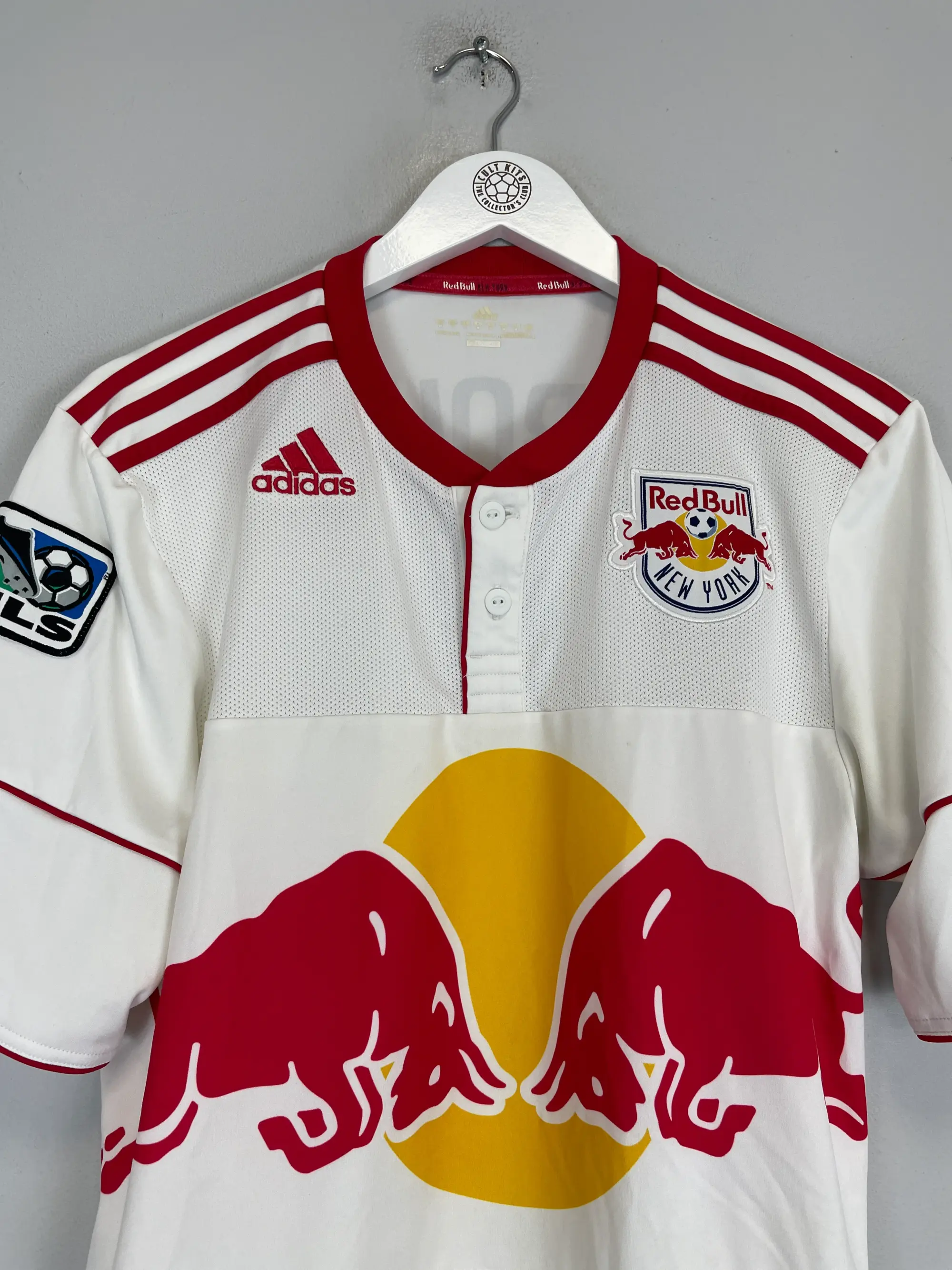 CULT KITS - 2010/11 NEW YORK RED BULLS R.MARQUEZ #4 HOME SHIRT (M) ADIDAS