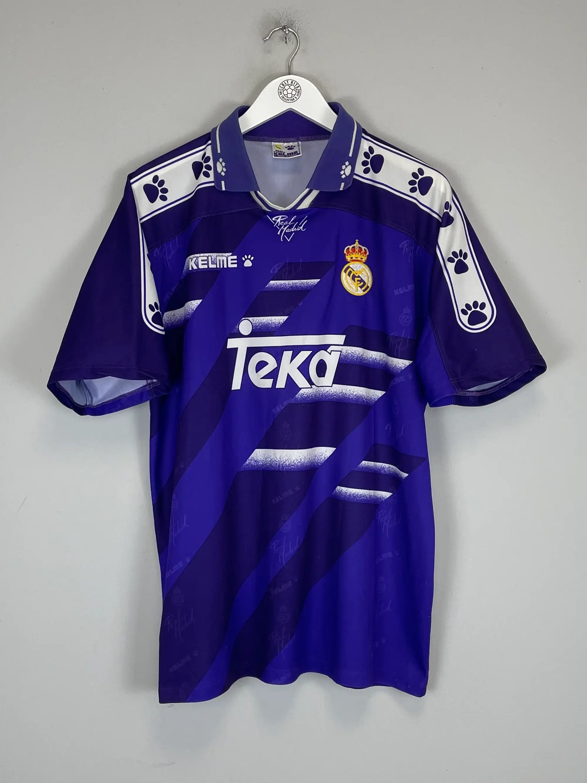 CULT KITS - 1994/96 REAL MADRID AWAY SHIRT (L) KELME