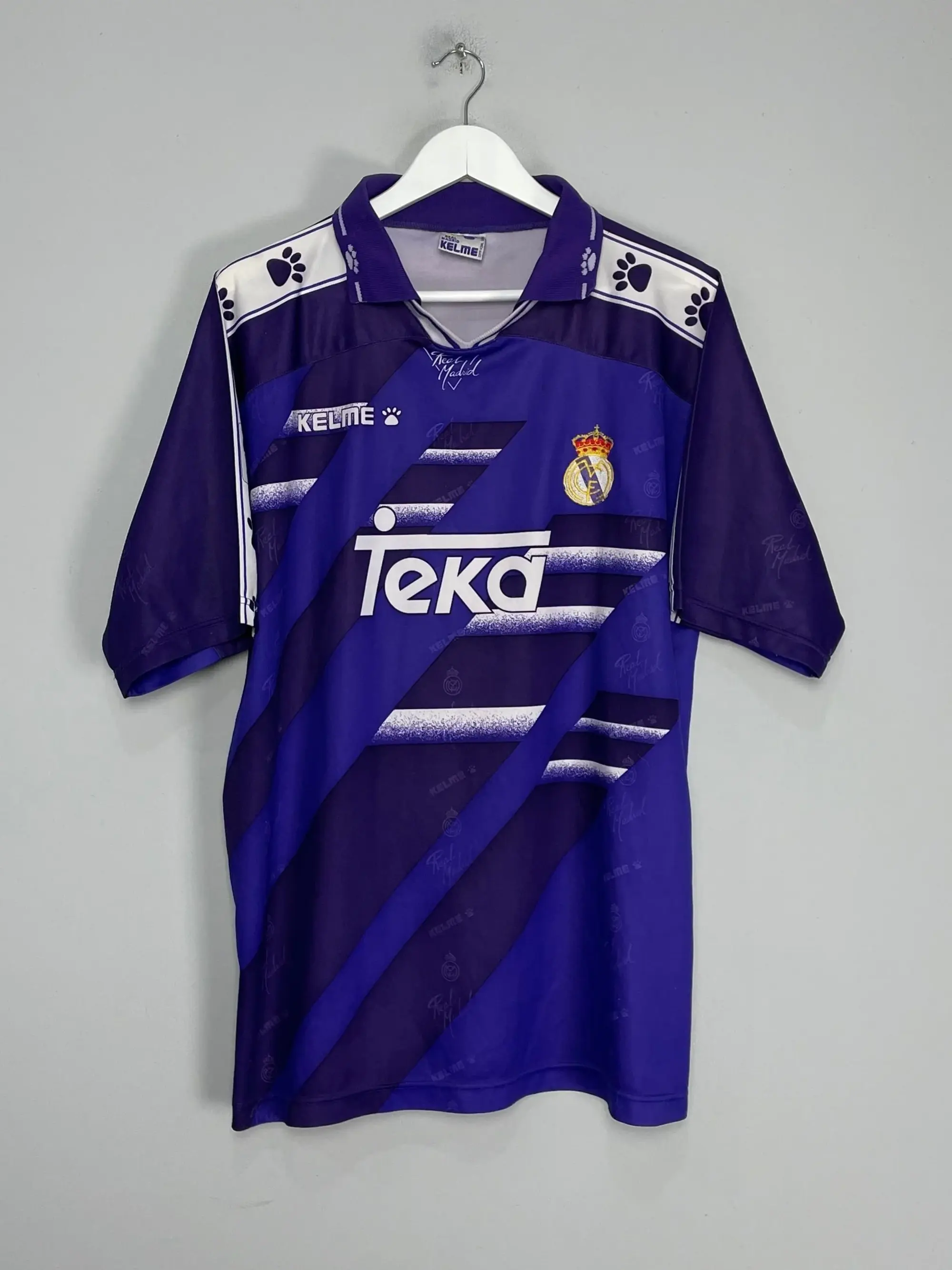 CULT KITS - 1994/96 REAL MADRID AWAY SHIRT (XL) KELME