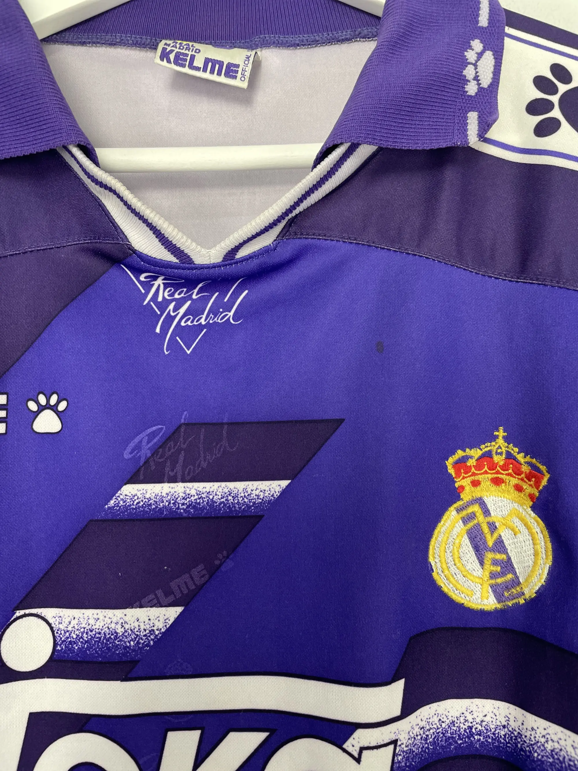 CULT KITS - 1994/96 REAL MADRID AWAY SHIRT (XL) KELME
