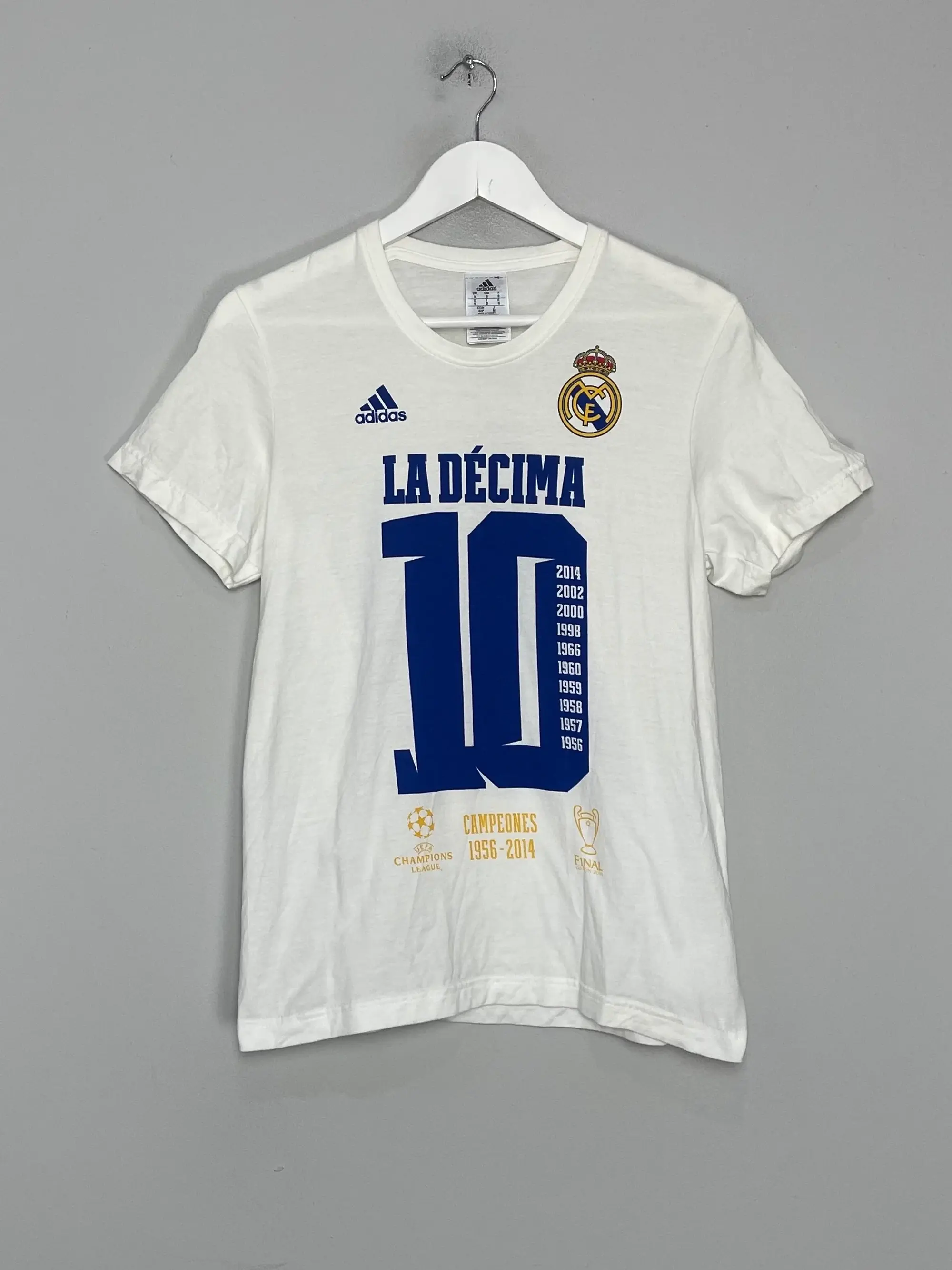 CULT KITS - 2014/15 REAL MADRID 'LA DECIMA' T-SHIRT (S) ADIDAS