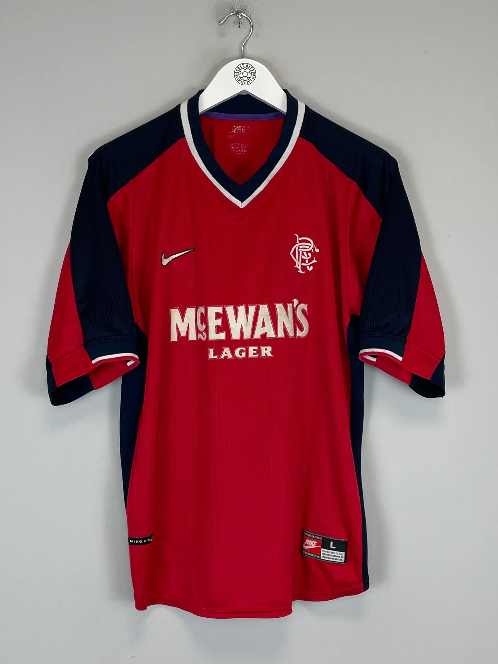 CULT KITS - 1998/99 RANGERS AWAY SHIRT (L) NIKE
