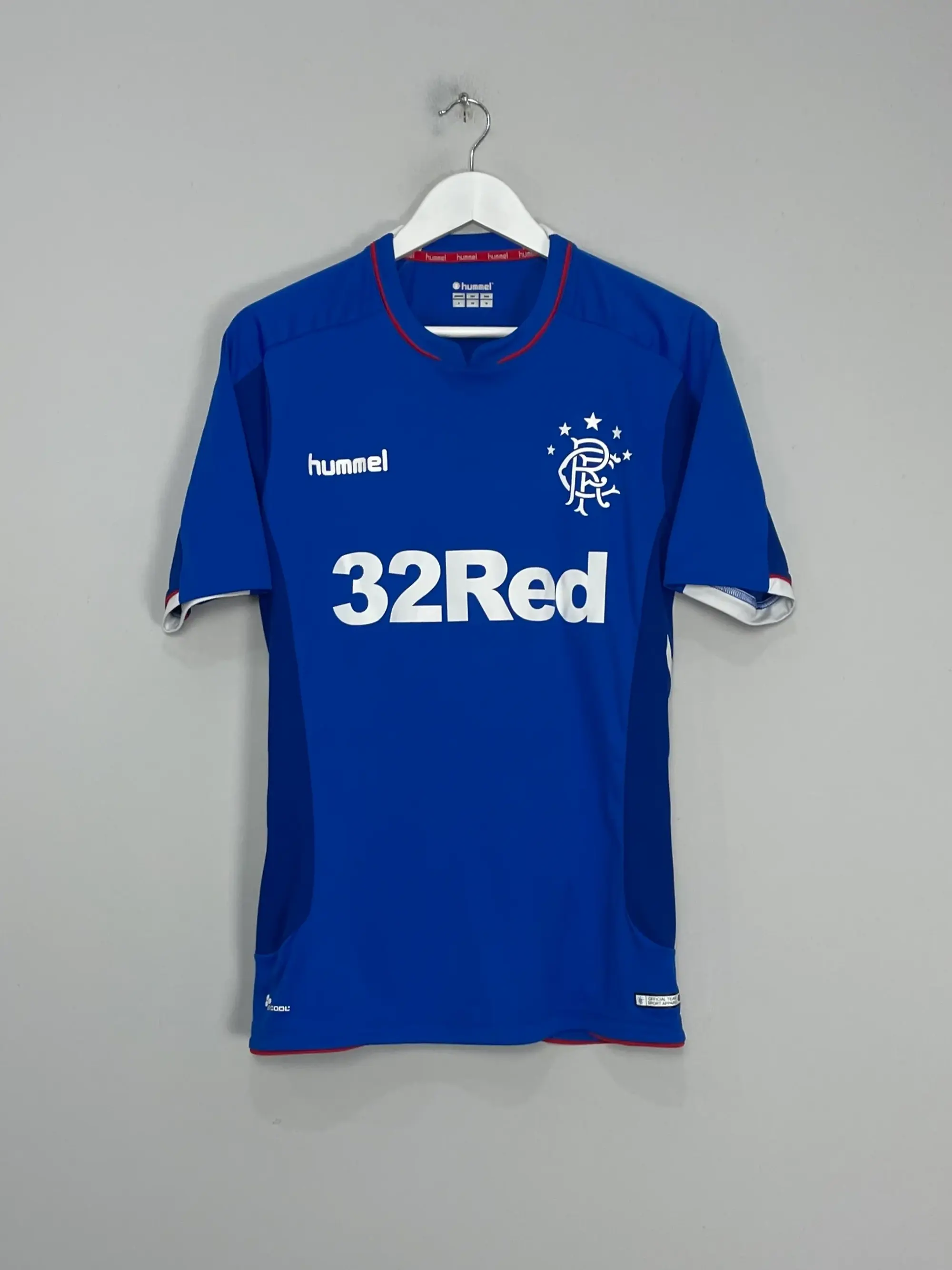 CULT KITS - 2018/19 RANGERS HOME SHIRT (S) HUMMEL
