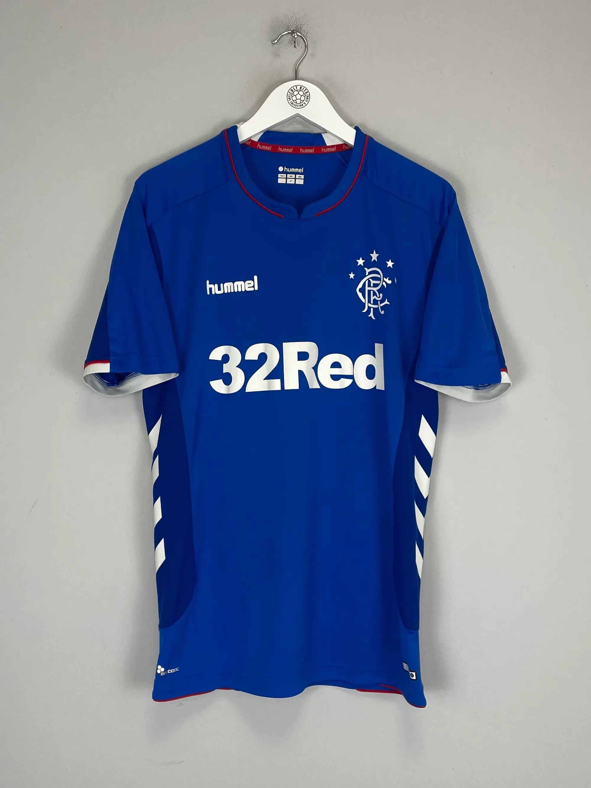 2018/19 RANGERS HOME SHIRT (L) HUMMEL | Cult Kits