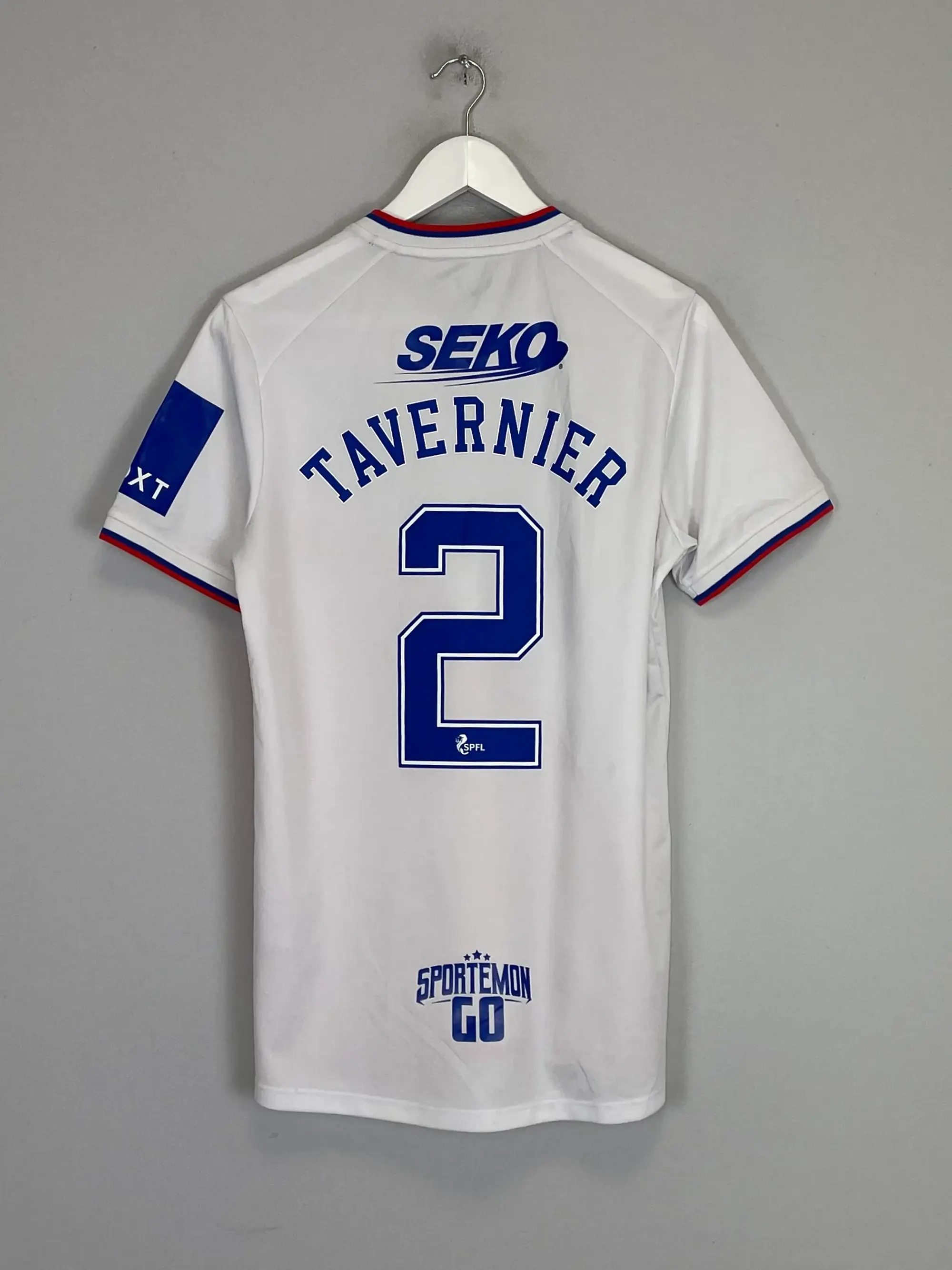 CULT KITS - 2022/23 RANGERS TAVERNIER #2 AWAY SHIRT (S) CASTORE