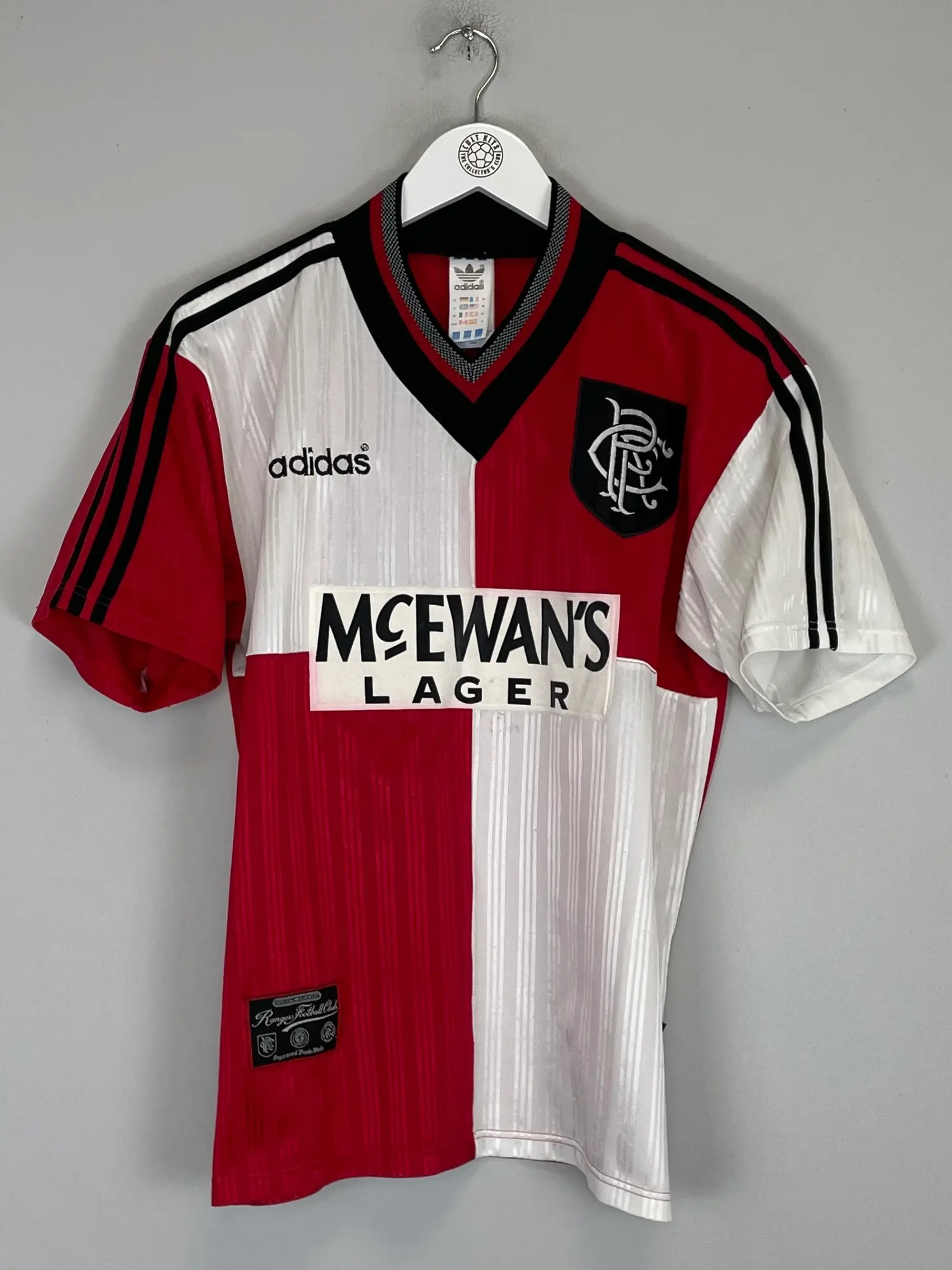 CULT KITS - 1995/96 RANGERS #8 AWAY SHIRT (M) ADIDAS