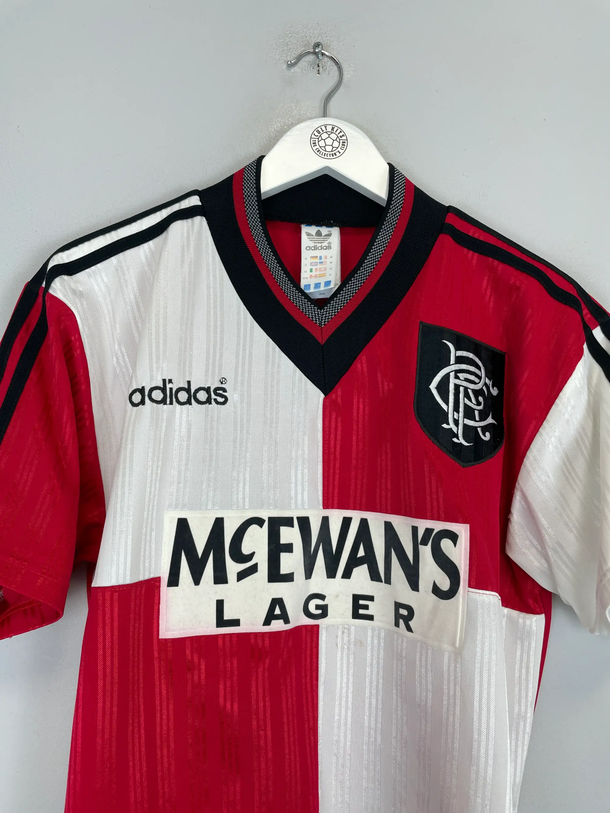 CULT KITS - 1995/96 RANGERS #8 AWAY SHIRT (M) ADIDAS