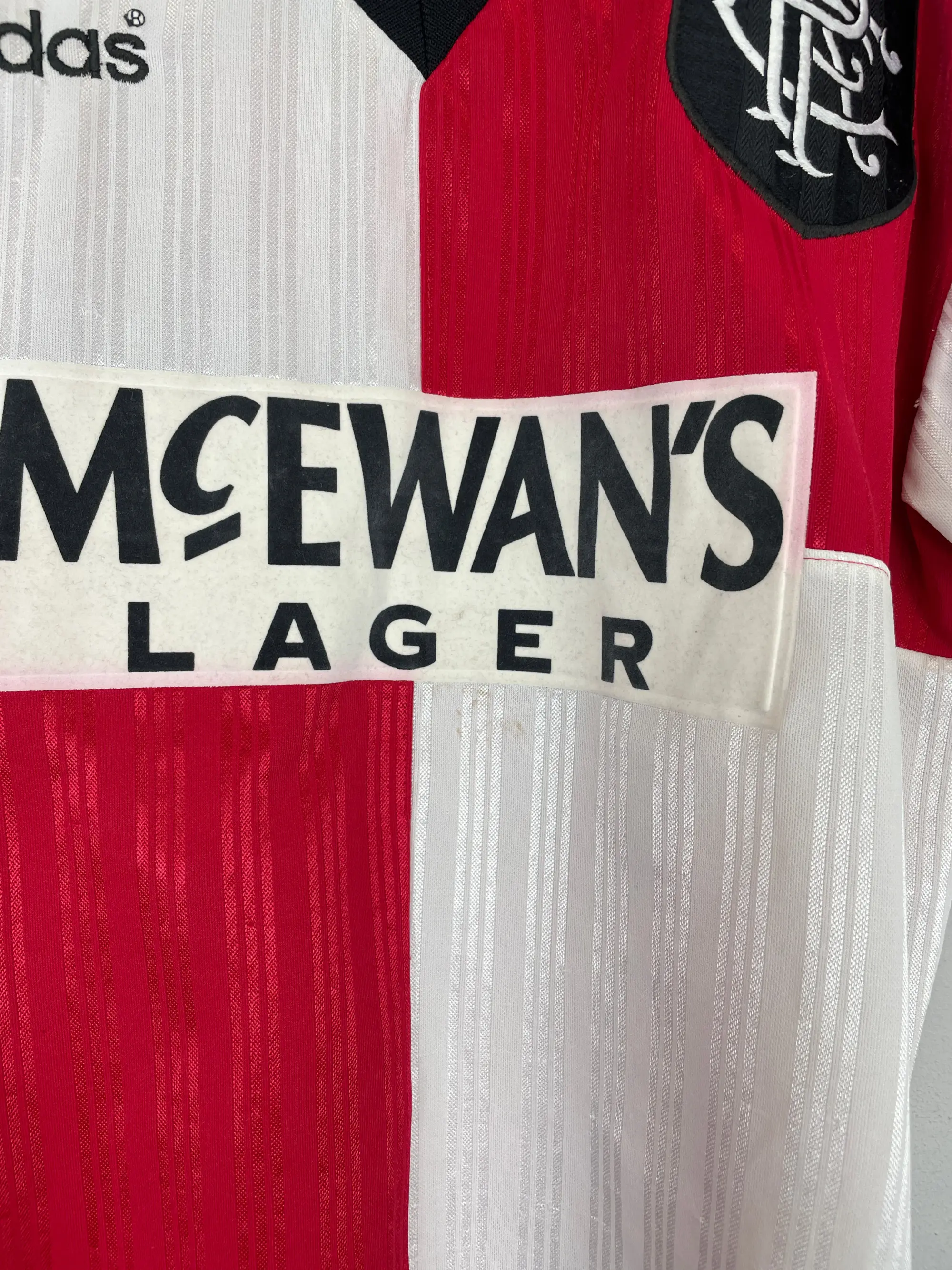 CULT KITS - 1995/96 RANGERS #8 AWAY SHIRT (M) ADIDAS