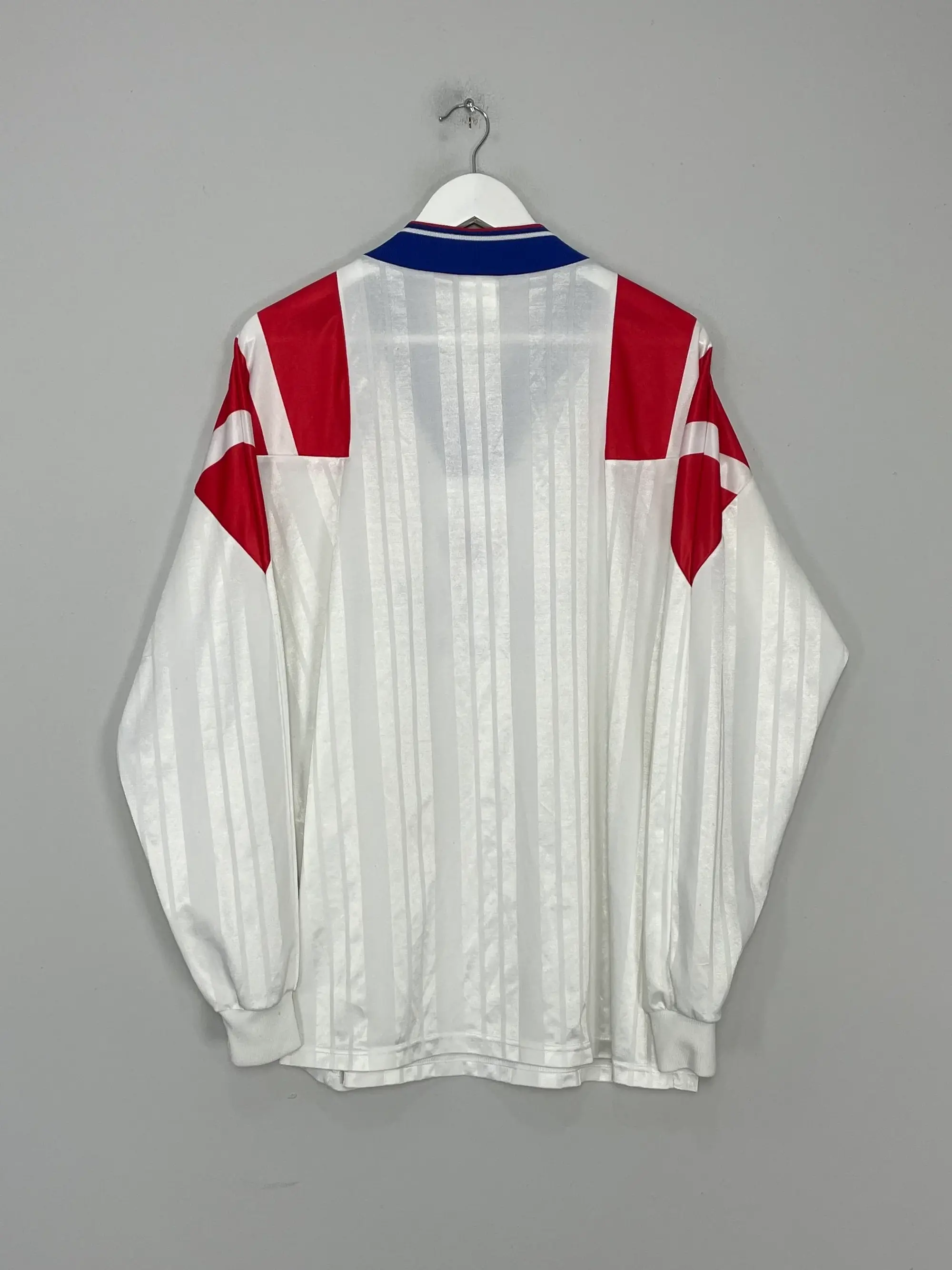CULT KITS - 1992/94 RANGERS L/S AWAY SHIRT (XL) ADIDAS