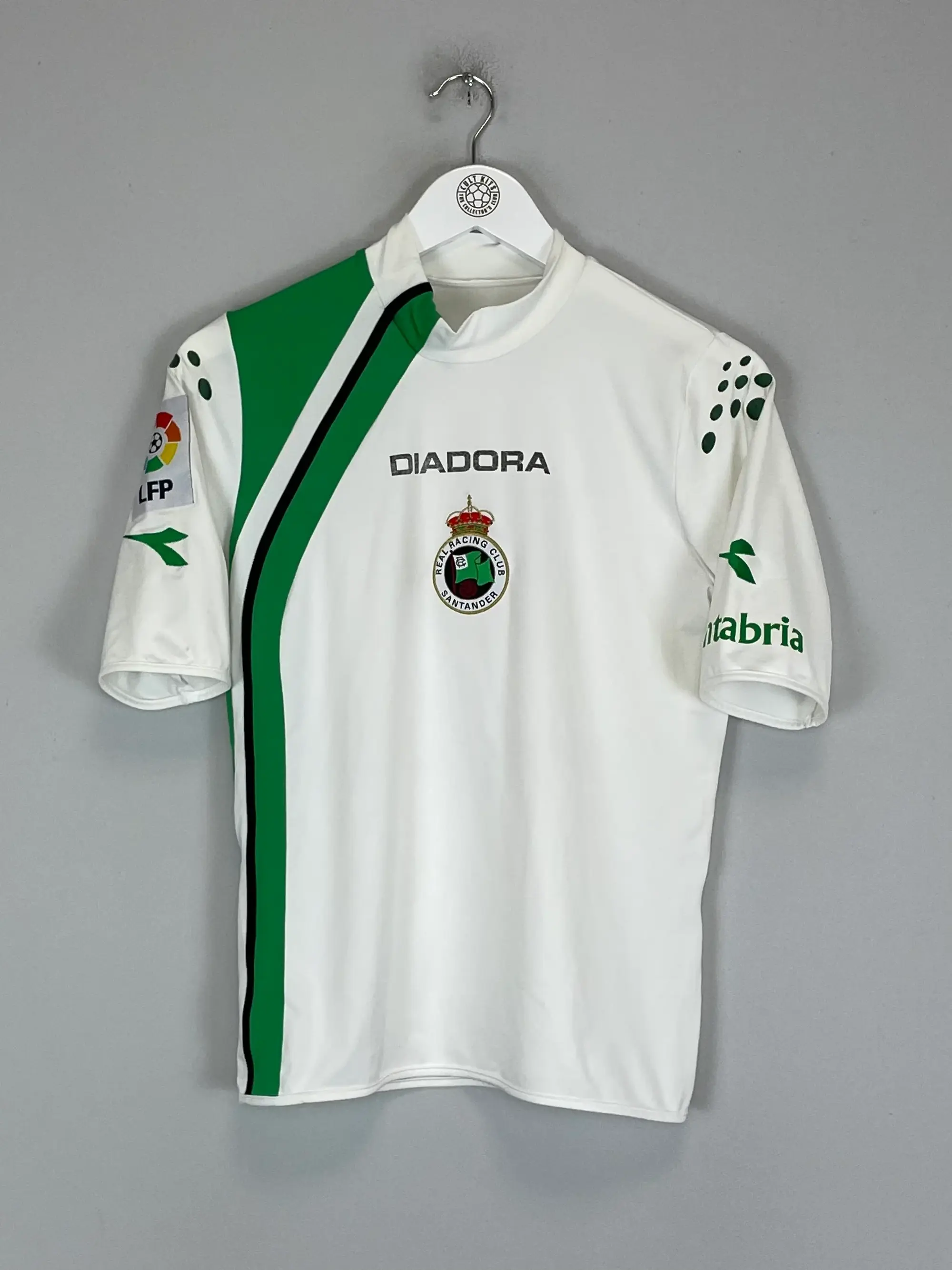 CULT KITS - 2005/06 RACING SANTANDER HOME SHIRT (S) DIADORA