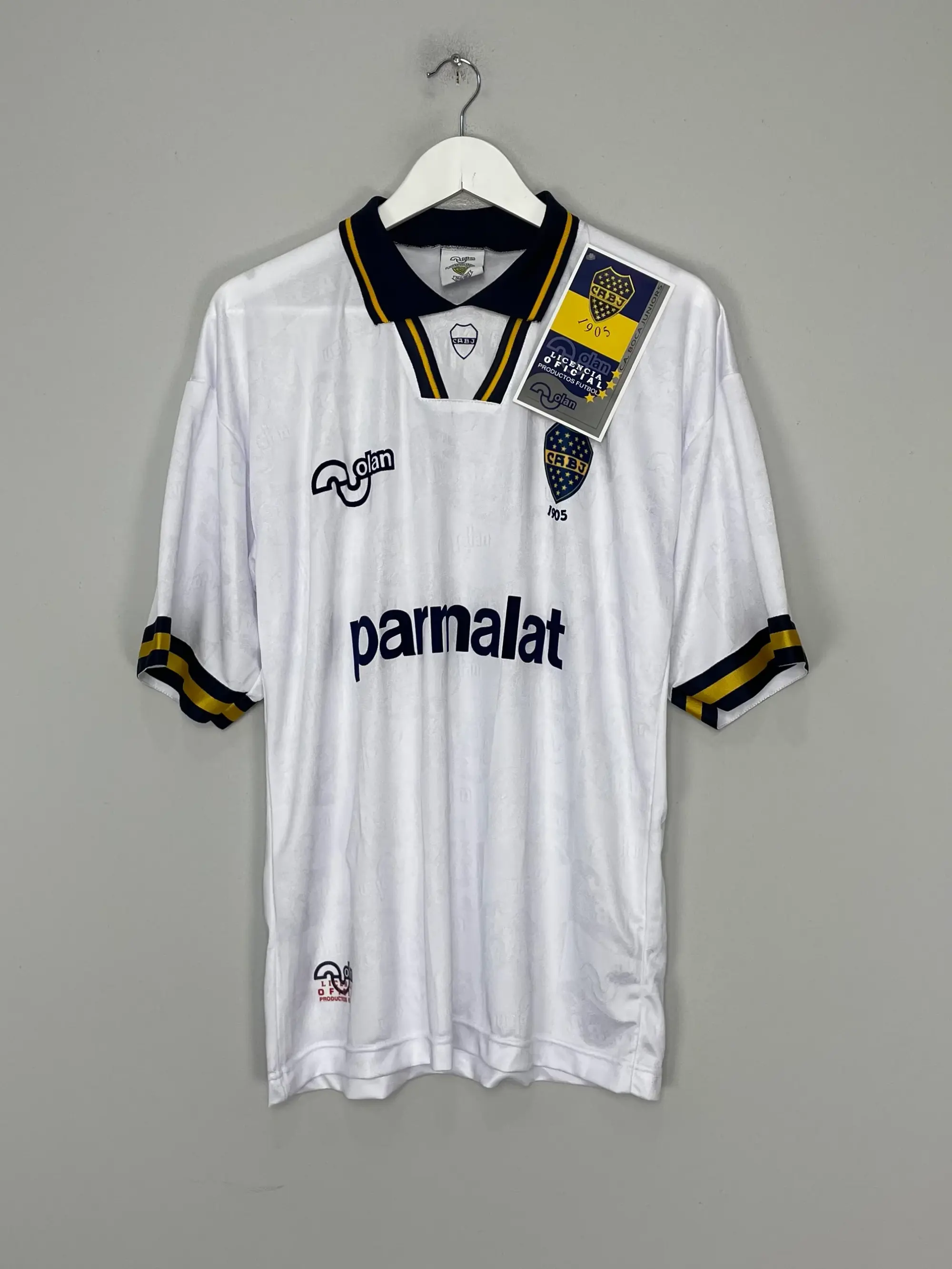 CULT KITS - 1994/95 BOCA JUNIORS #10 *REISSUE* BNWT AWAY SHIRT (MULTIPLE SIZES) OLAN, Medium / Boca Juniors / 1995
