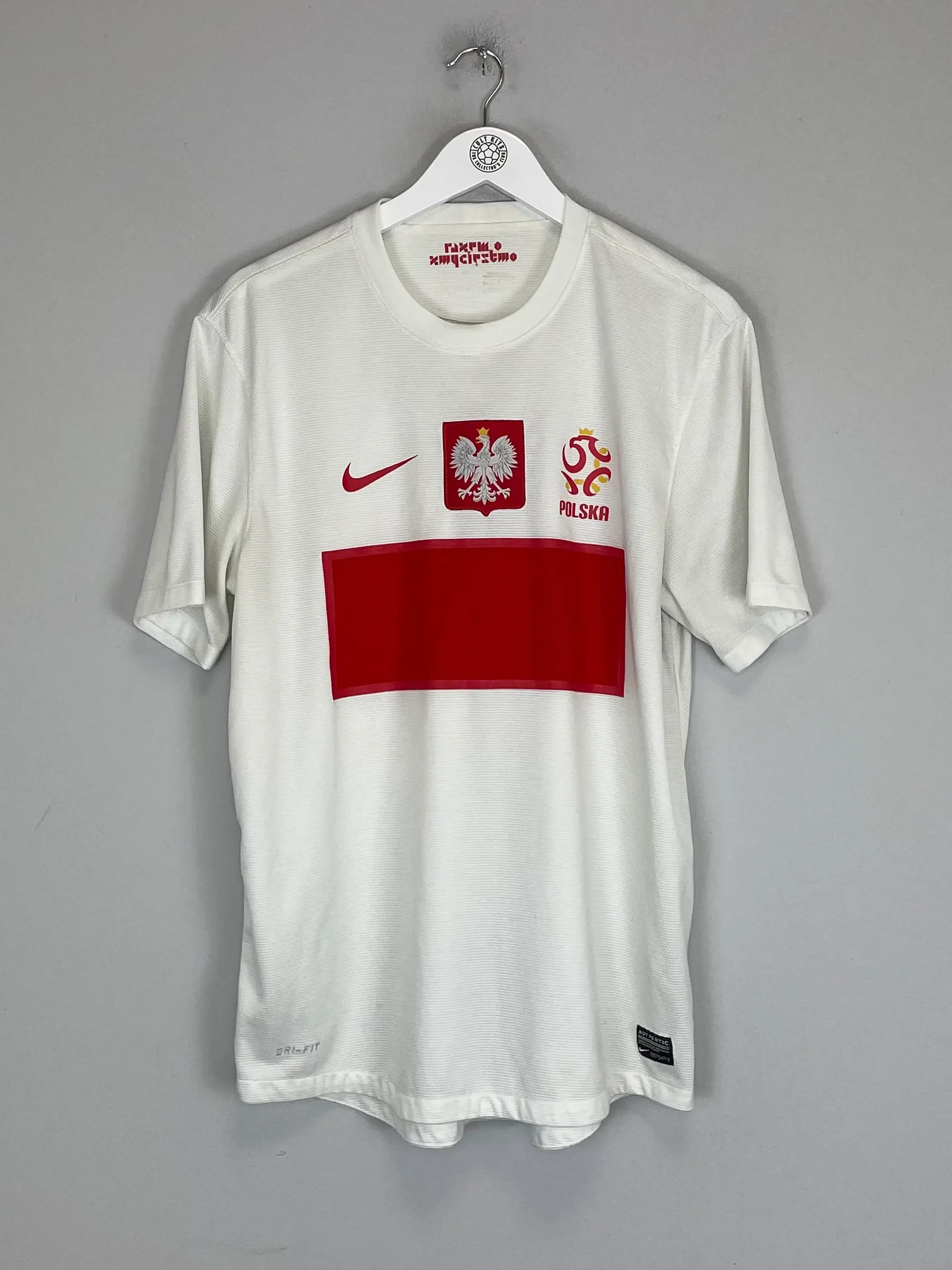 CULT KITS - 2012/13 POLAND HOME SHIRT (L) NIKE