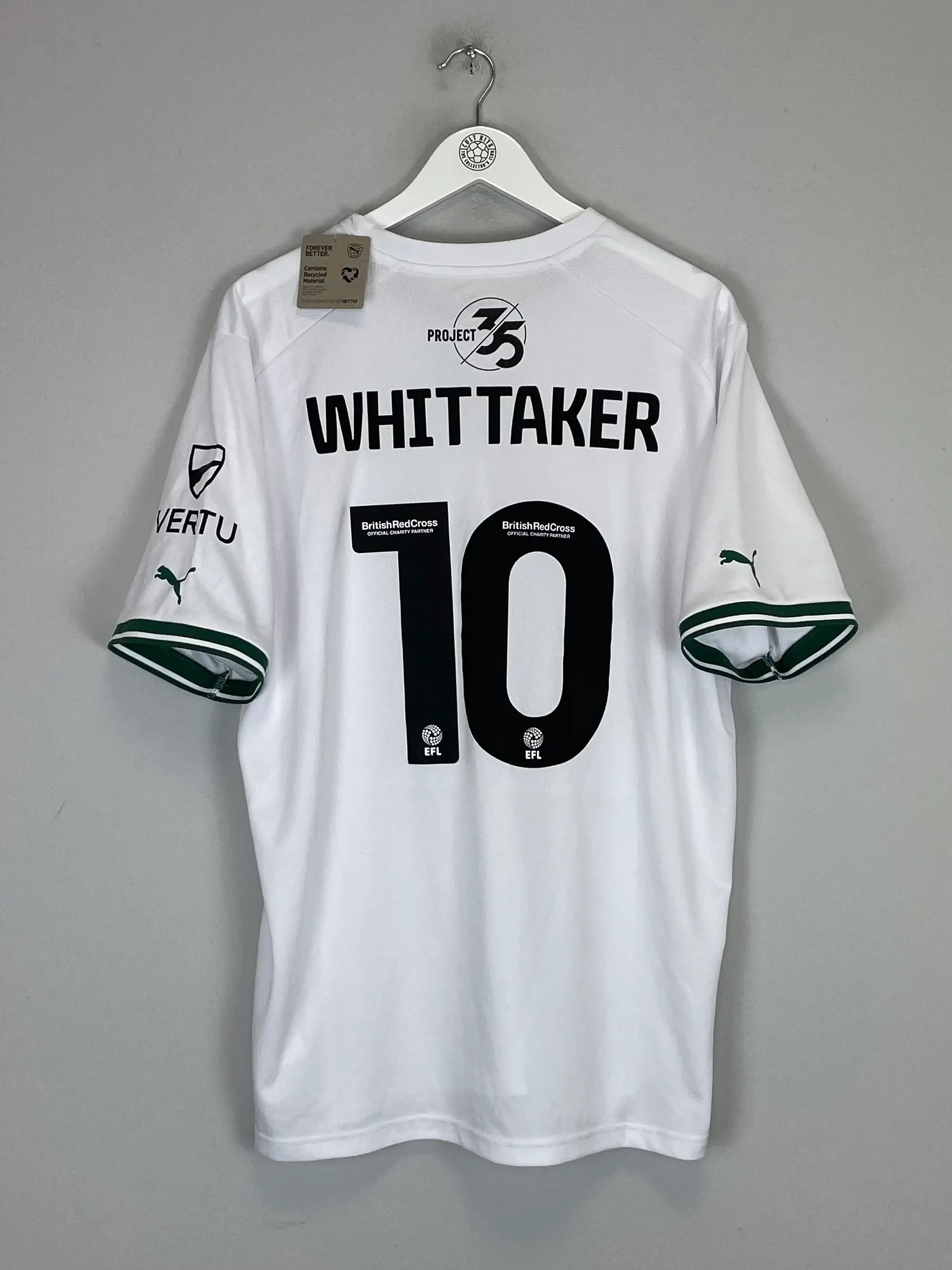 CULT KITS - 2023/24 PLYMOUTH ARGYLE WHITTAKER #10 *BNWT* AWAY SHIRT (XXL) PUMA