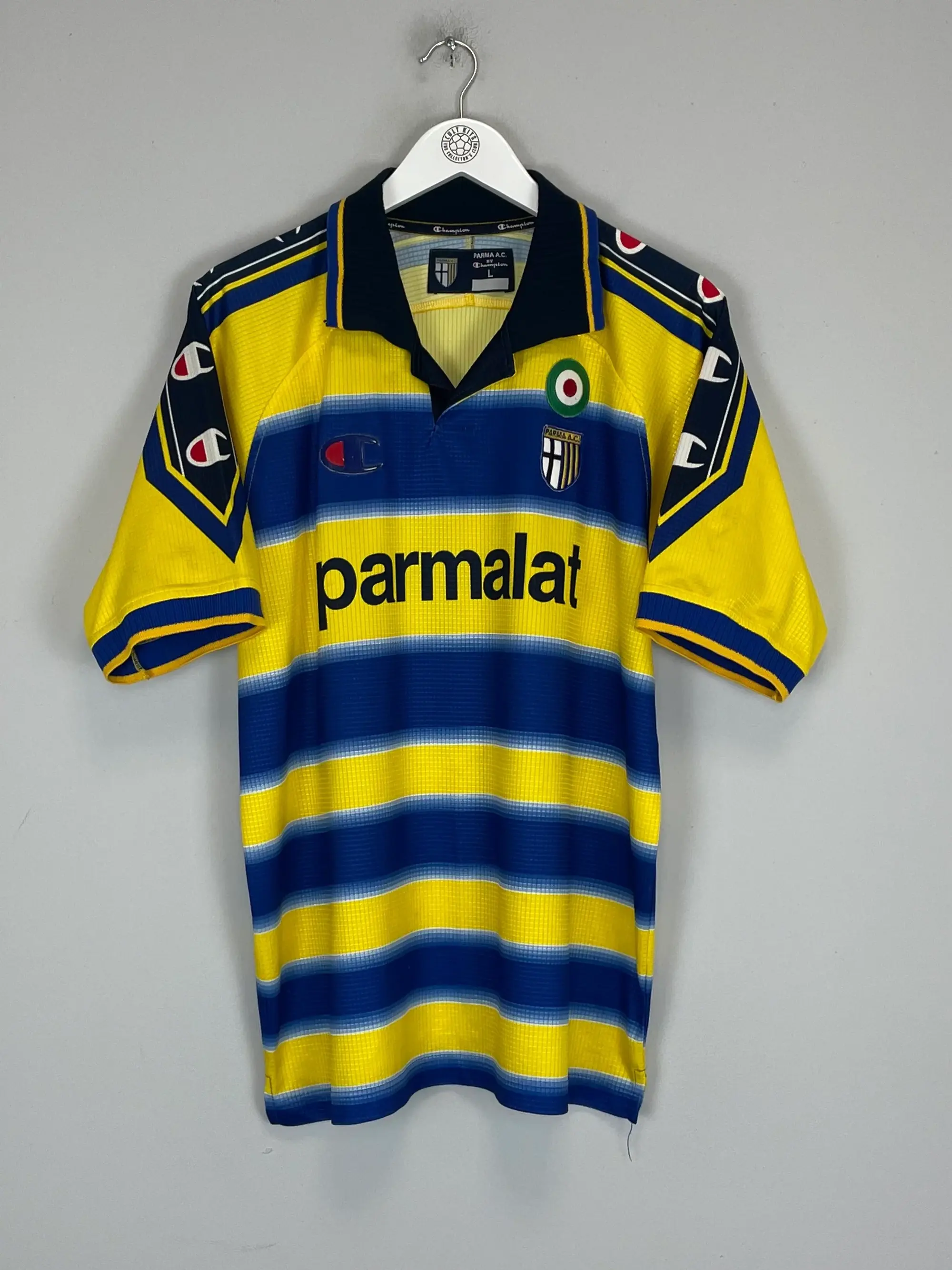 CULT KITS - 1999/00 PARMA HOME SHIRT (L) CHAMPION