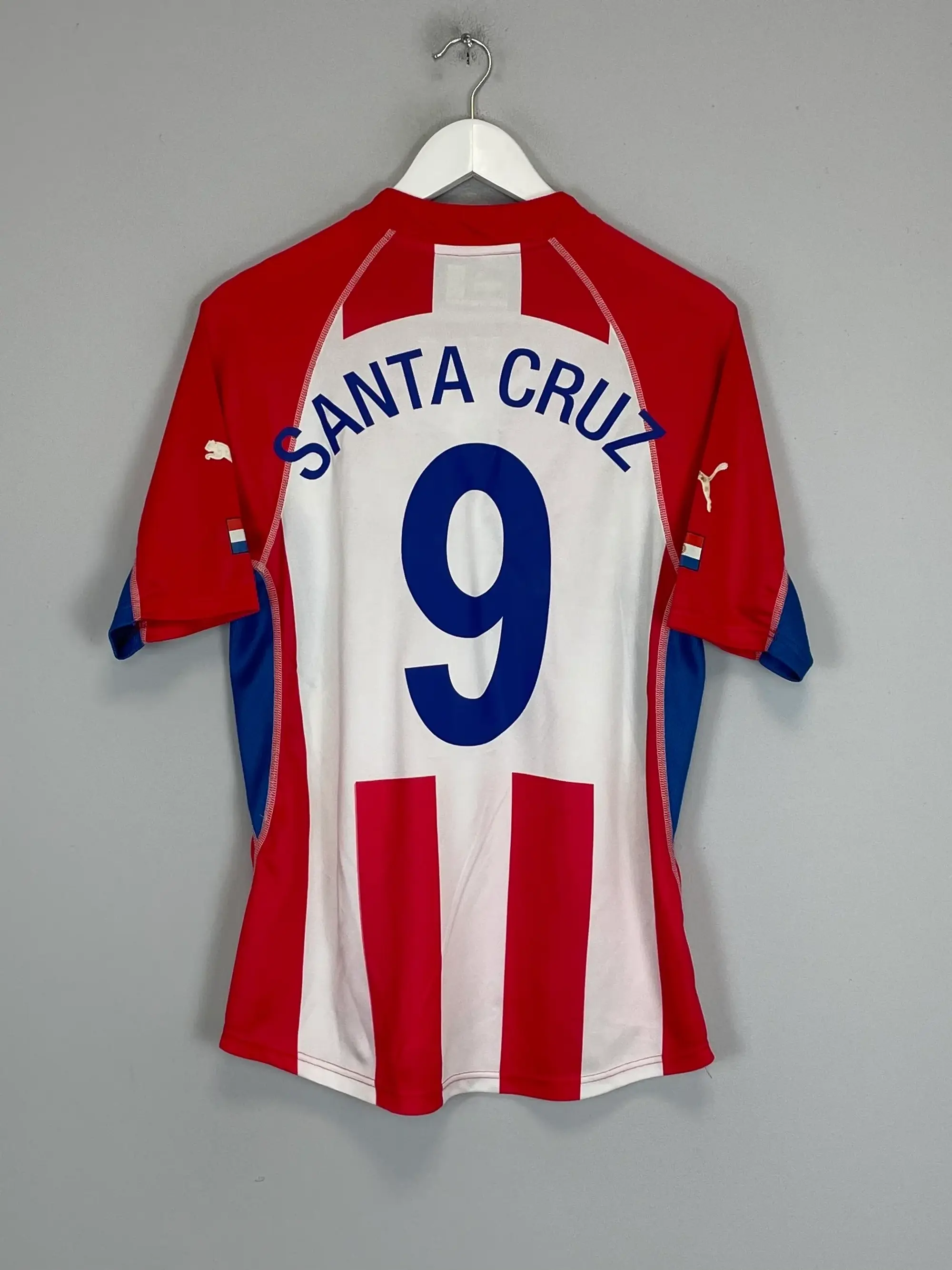 CULT KITS - 2002/03 PARAGUAY SANTA CRUZ #9 HOME SHIRT (M) PUMA