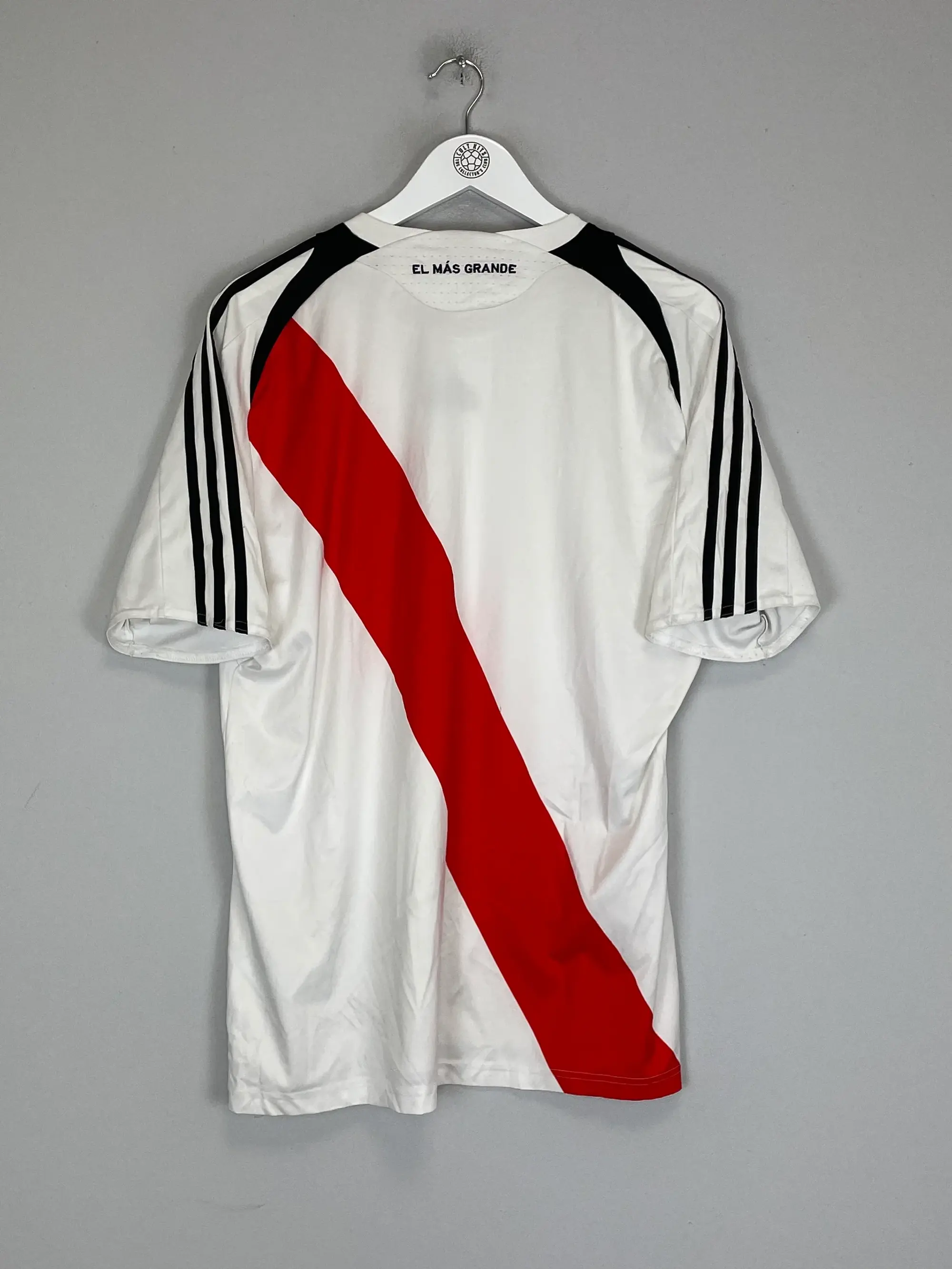 CULT KITS - 2008/10 RIVER PLATE HOME SHIRT (L) ADIDAS