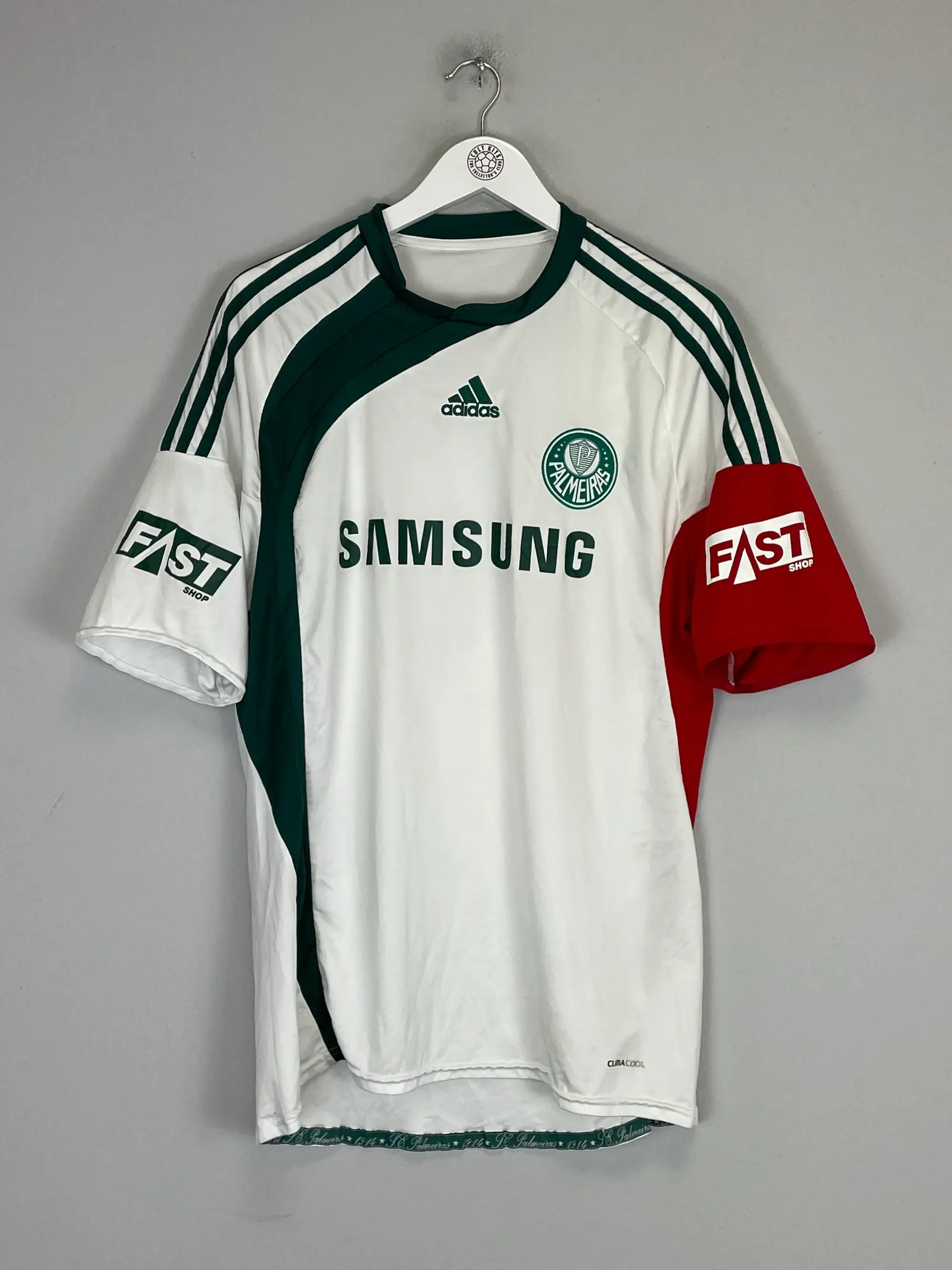 CULT KITS - 2008/10 RIVER PLATE HOME SHIRT (L) ADIDAS