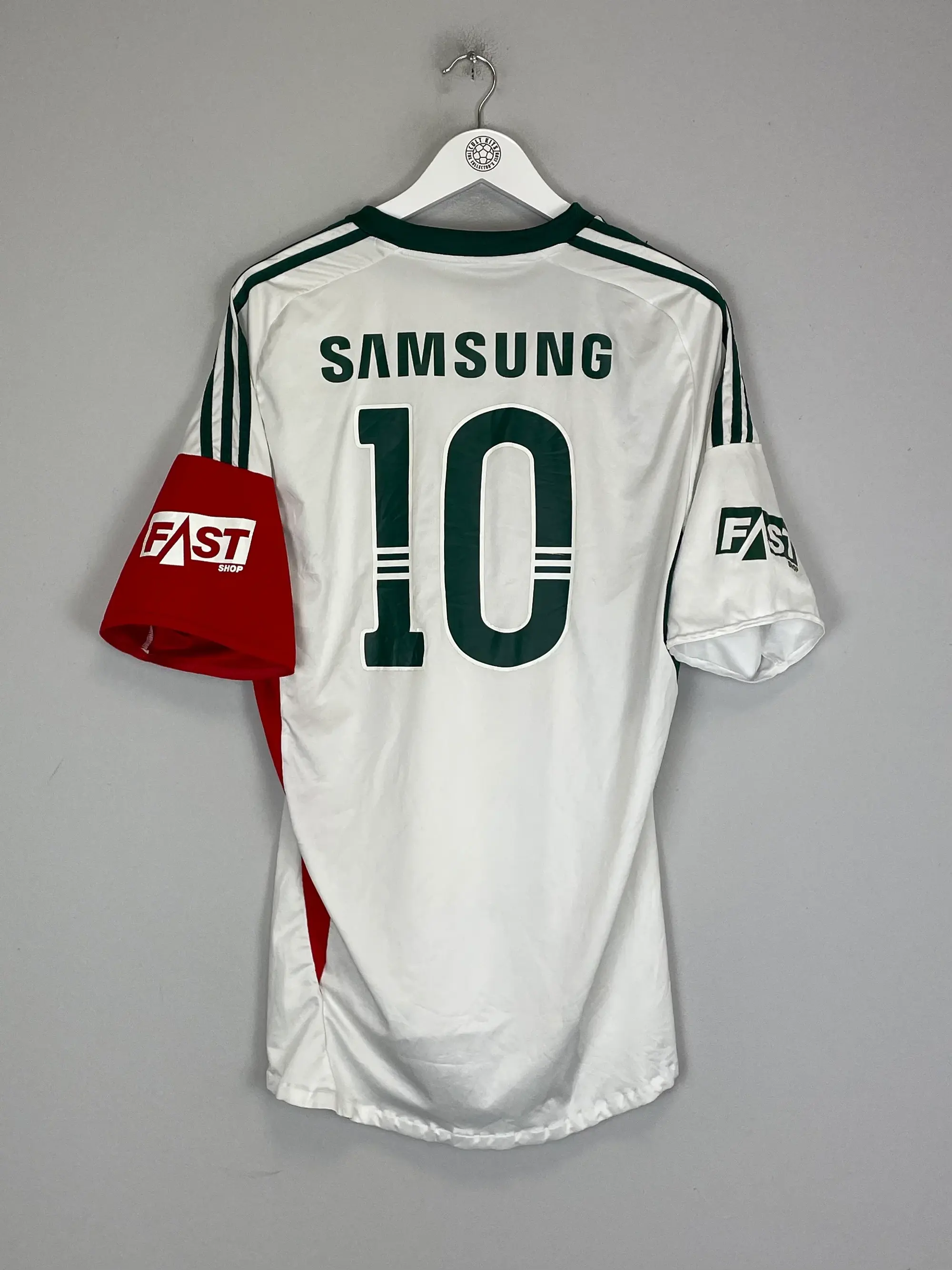 CULT KITS - 2008/10 RIVER PLATE HOME SHIRT (L) ADIDAS