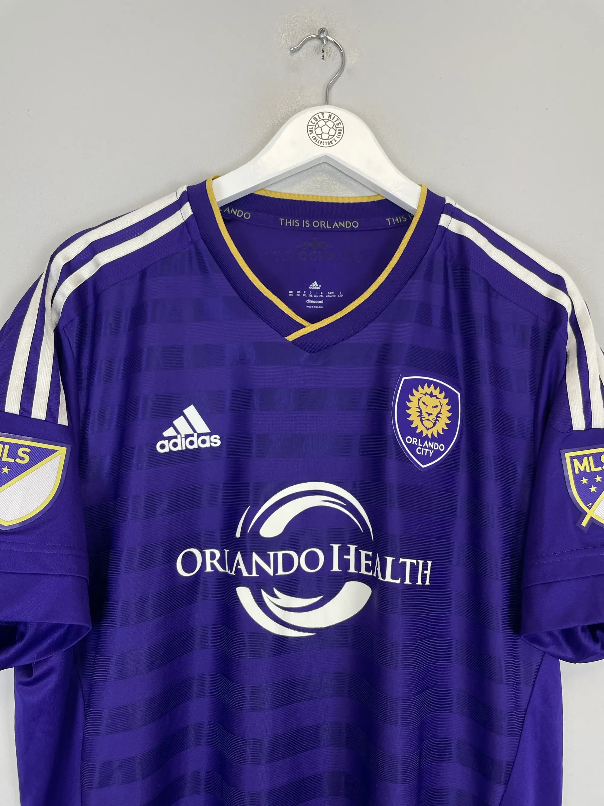 CULT KITS - 2015/16 ORLANDO CITY HOME SHIRT (XXL) ADIDAS