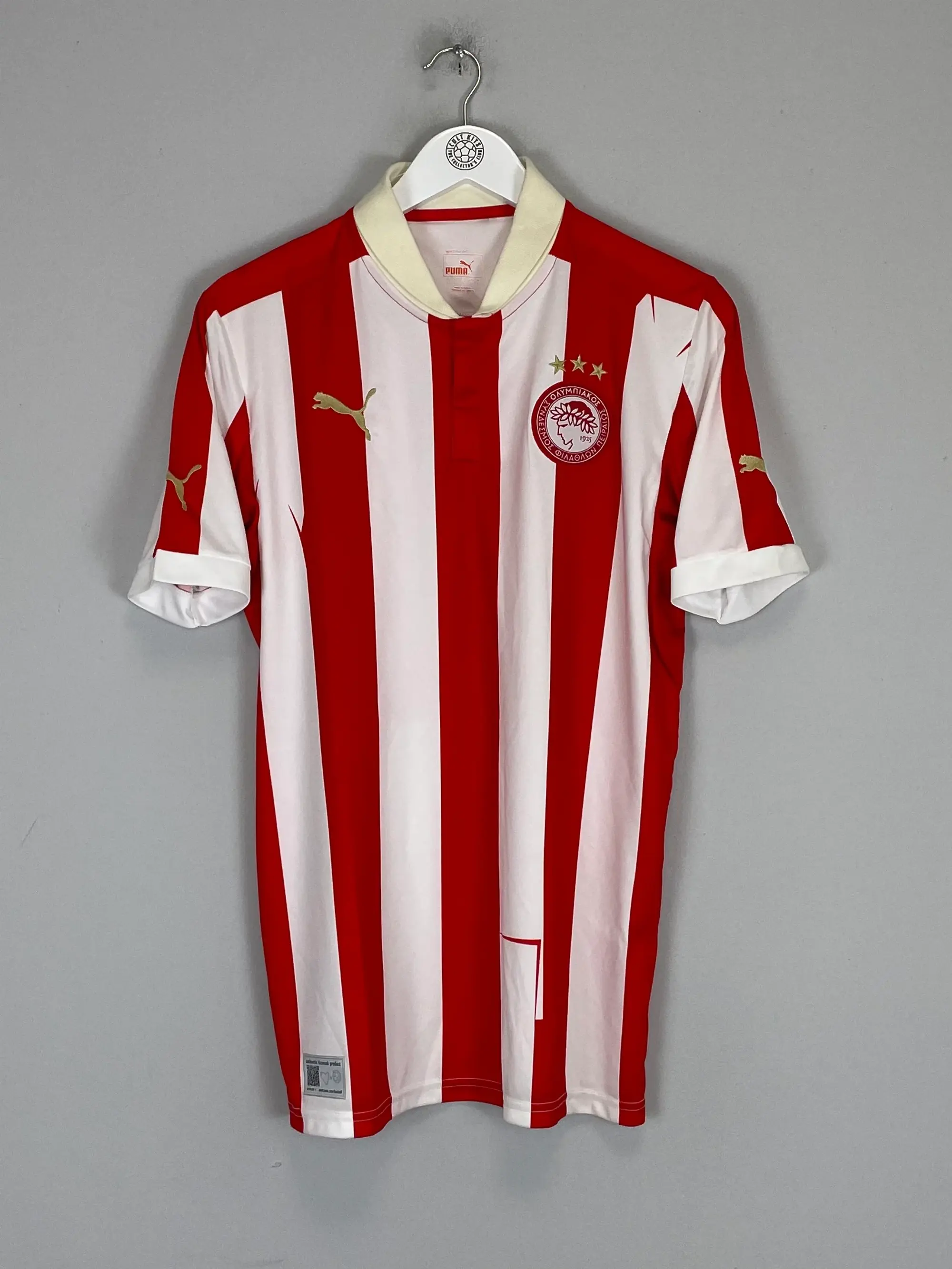 CULT KITS - 2012/13 OLYMPIAKOS HOME SHIRT (L) PUMA