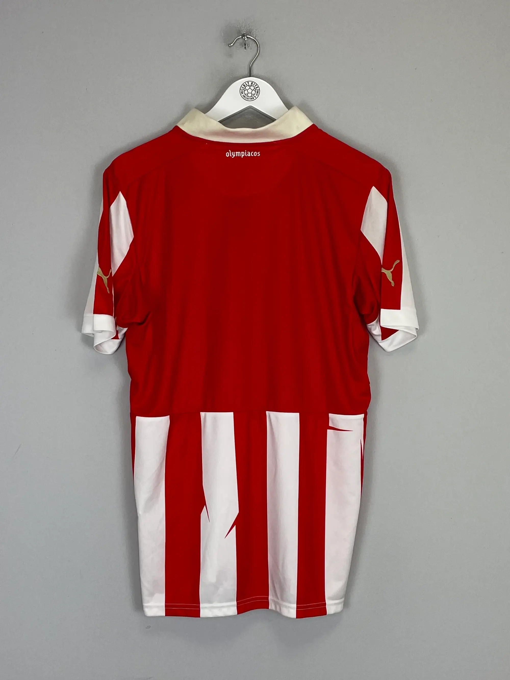 CULT KITS - 2012/13 OLYMPIAKOS HOME SHIRT (L) PUMA