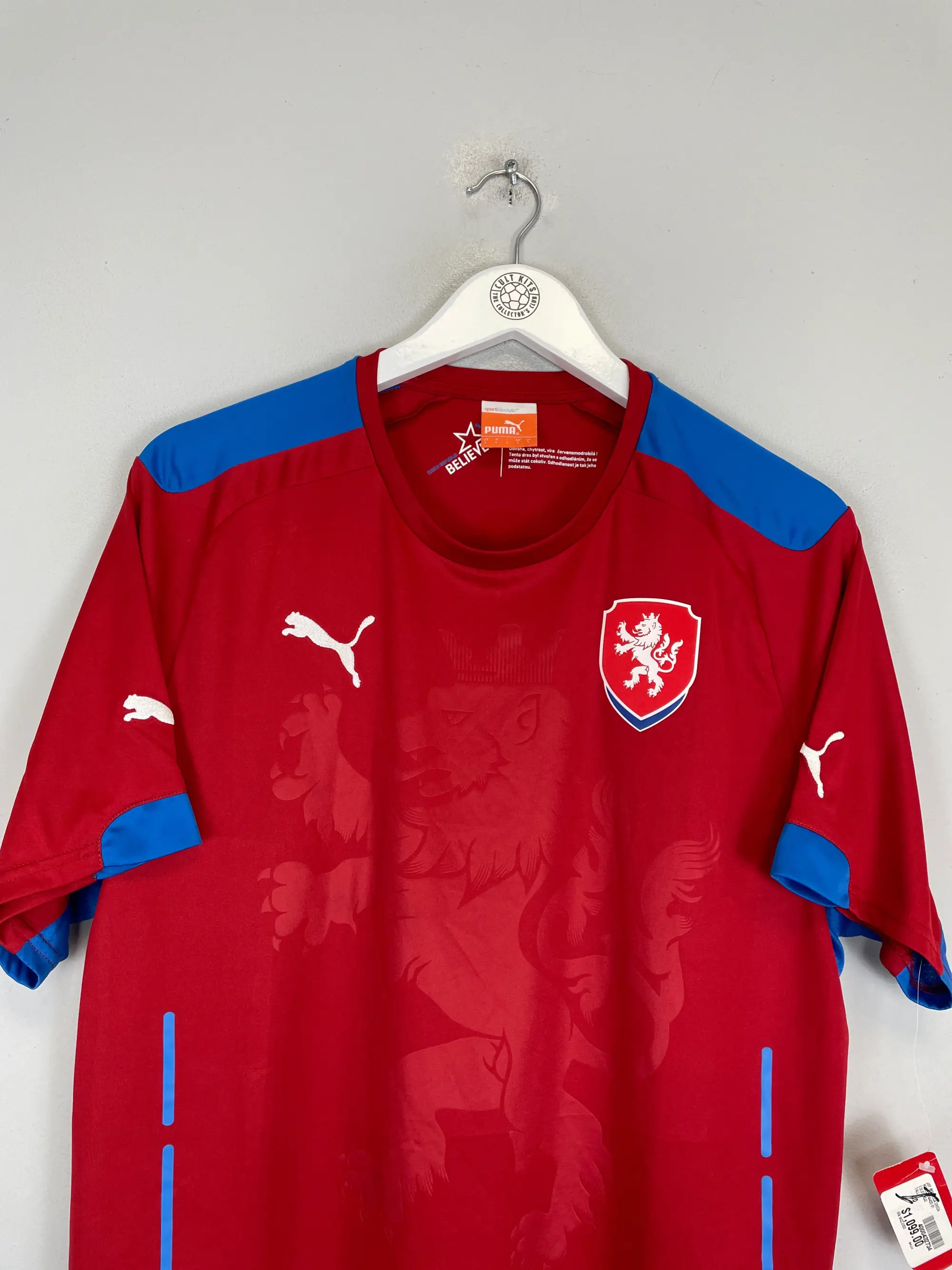 CULT KITS - 2012/13 OLYMPIAKOS HOME SHIRT (L) PUMA