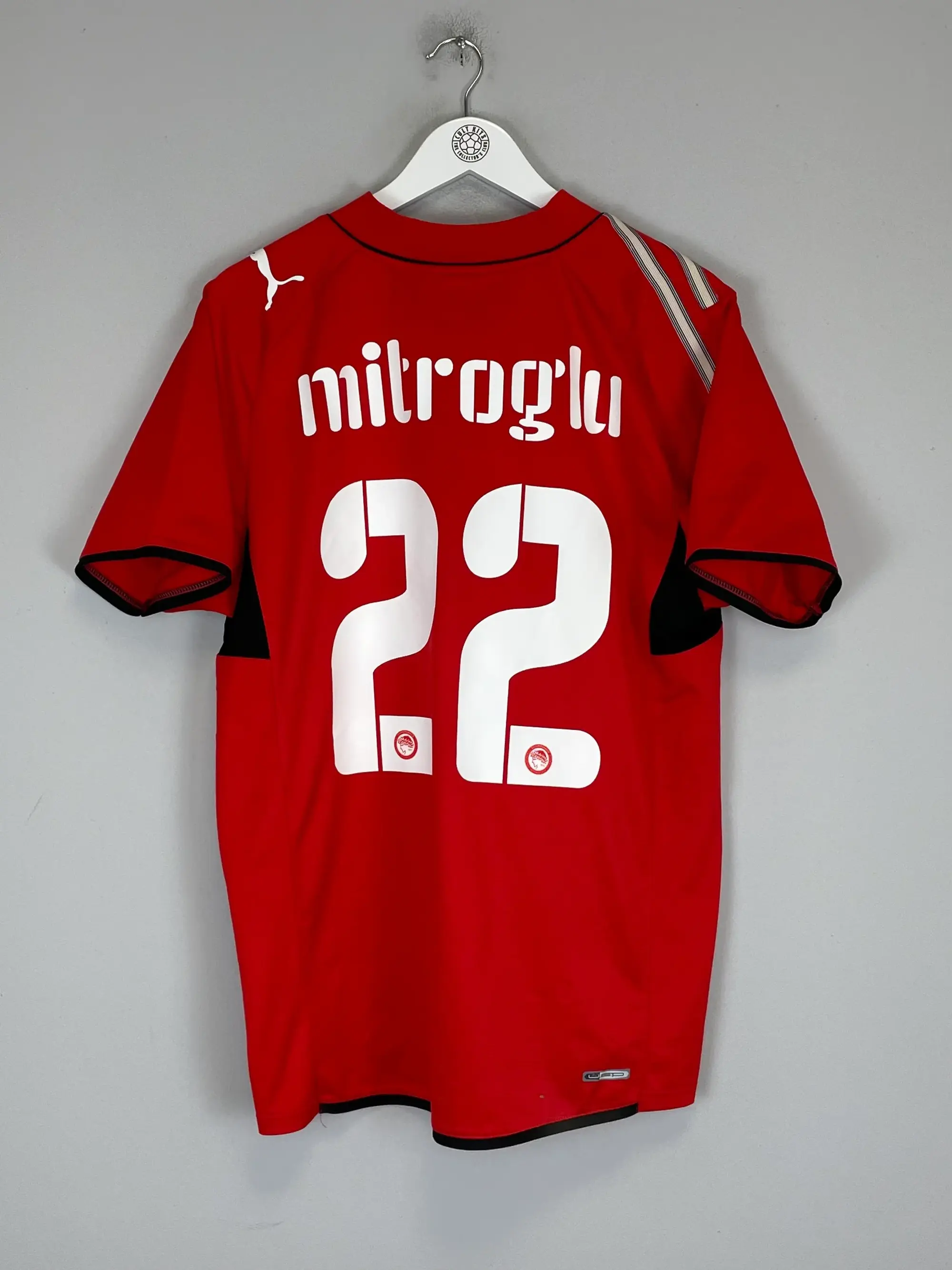 CULT KITS - 2008/09 OLYMPIAKOS MITROGLU #22 HOME SHIRT (L) PUMA